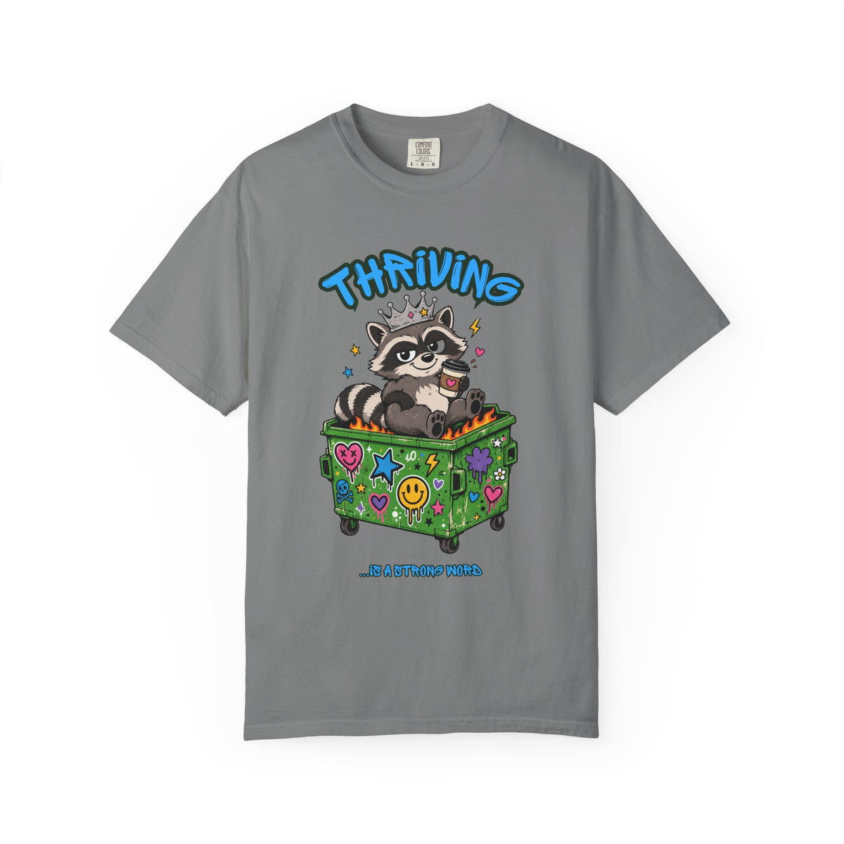 Thriving Raccoon Graphic Tee