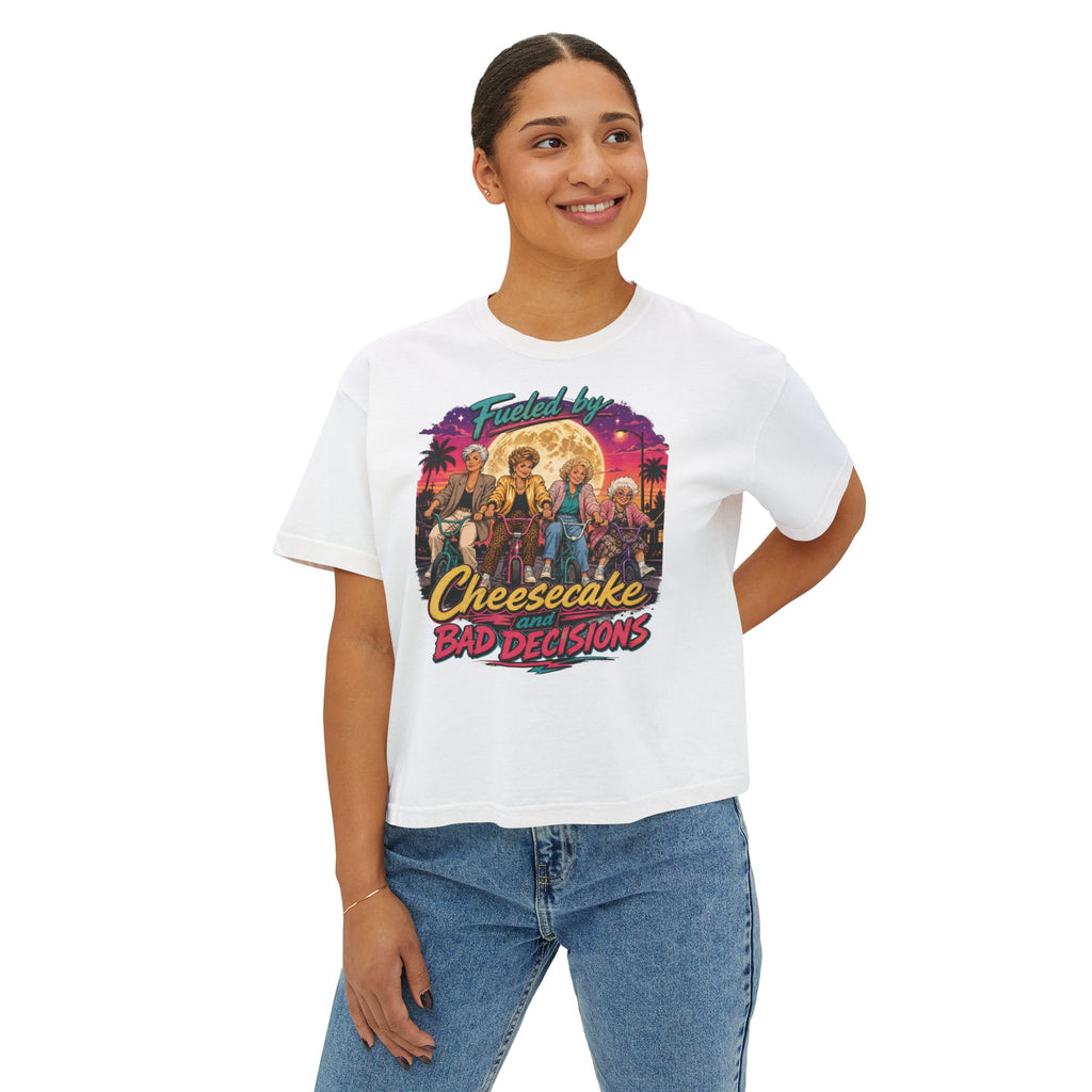 Women's Boxy Tee Cheesecake and Bad Decisions