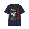 Horror Besties T‑Shirt — Creepy Faces Graphic Tee
