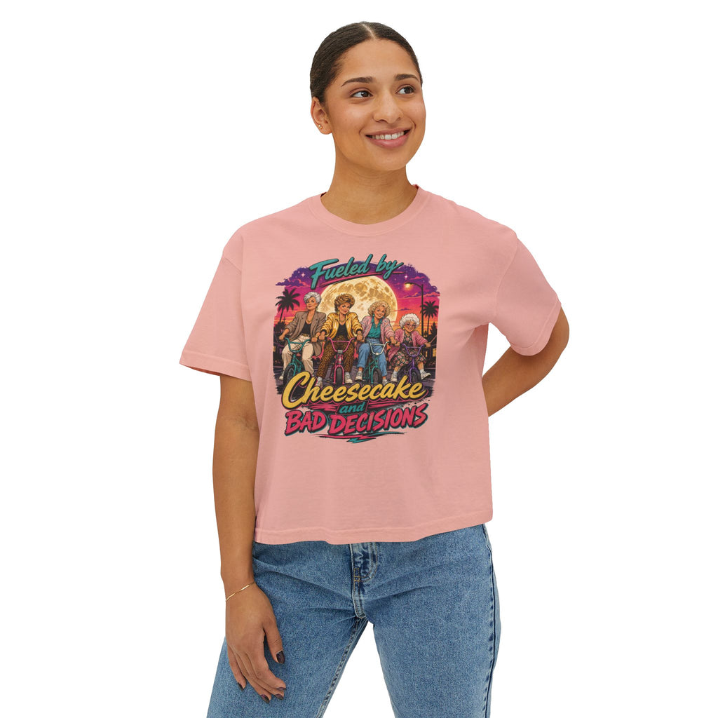 Women's Boxy Tee Cheesecake and Bad Decisions