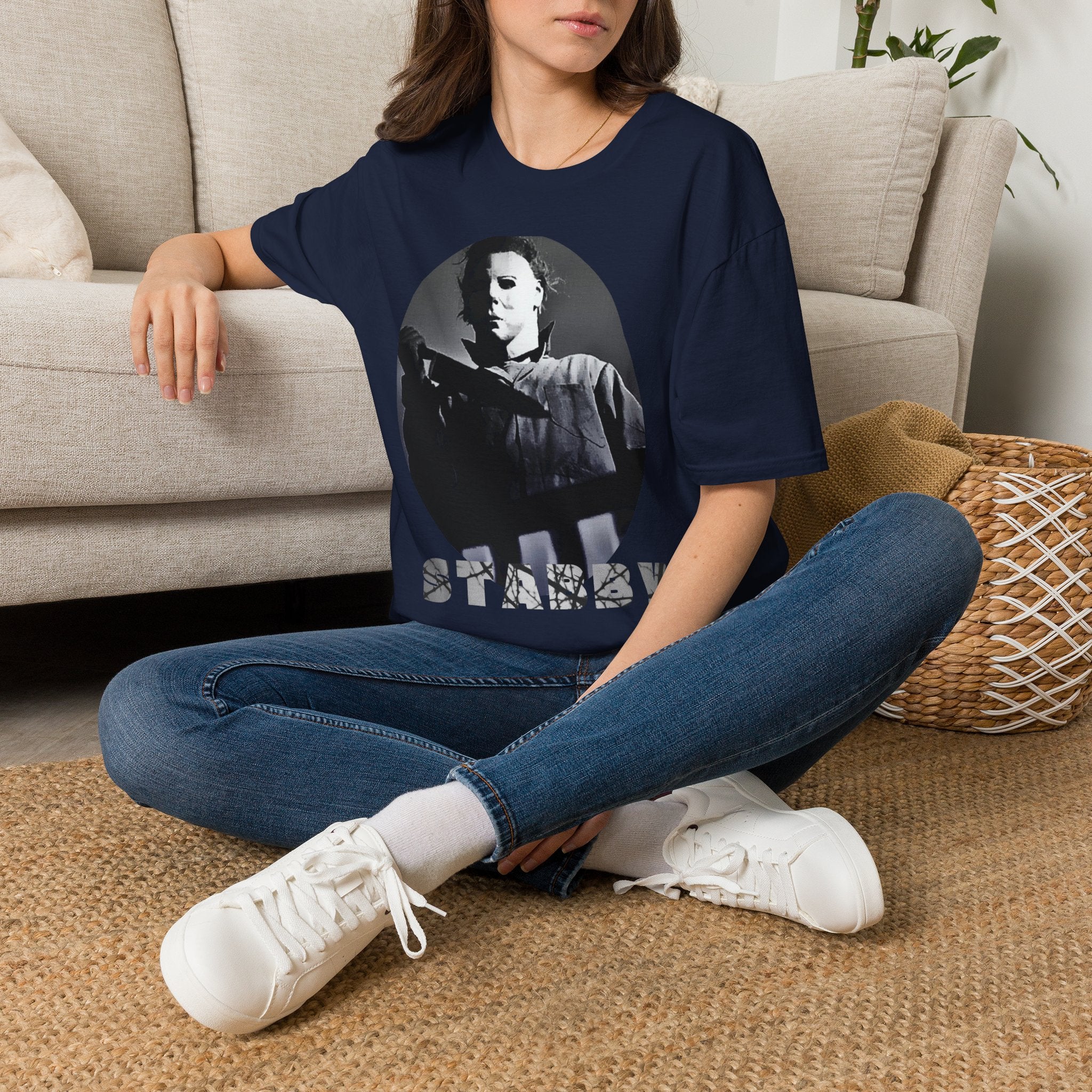 Horror Icon Portrait T‑Shirt