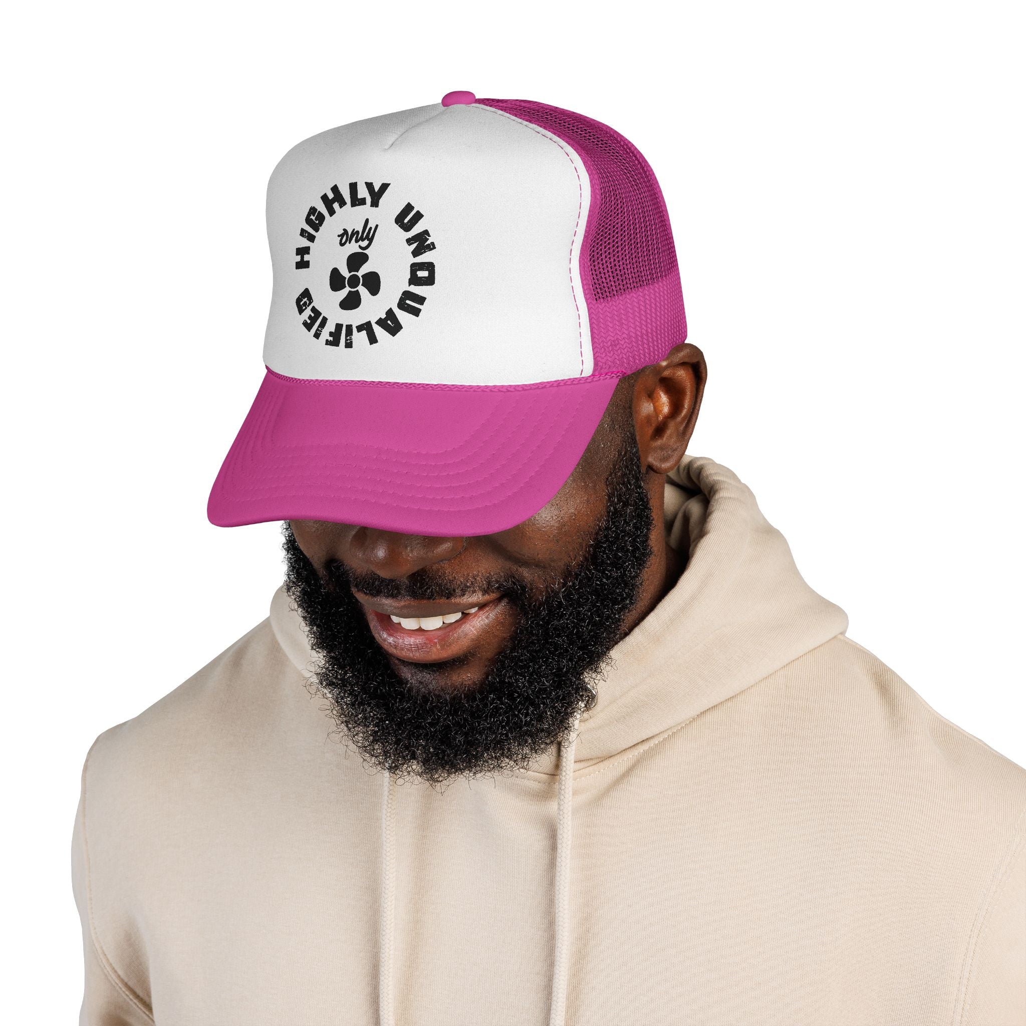 Highly Unqualified Trucker Cap