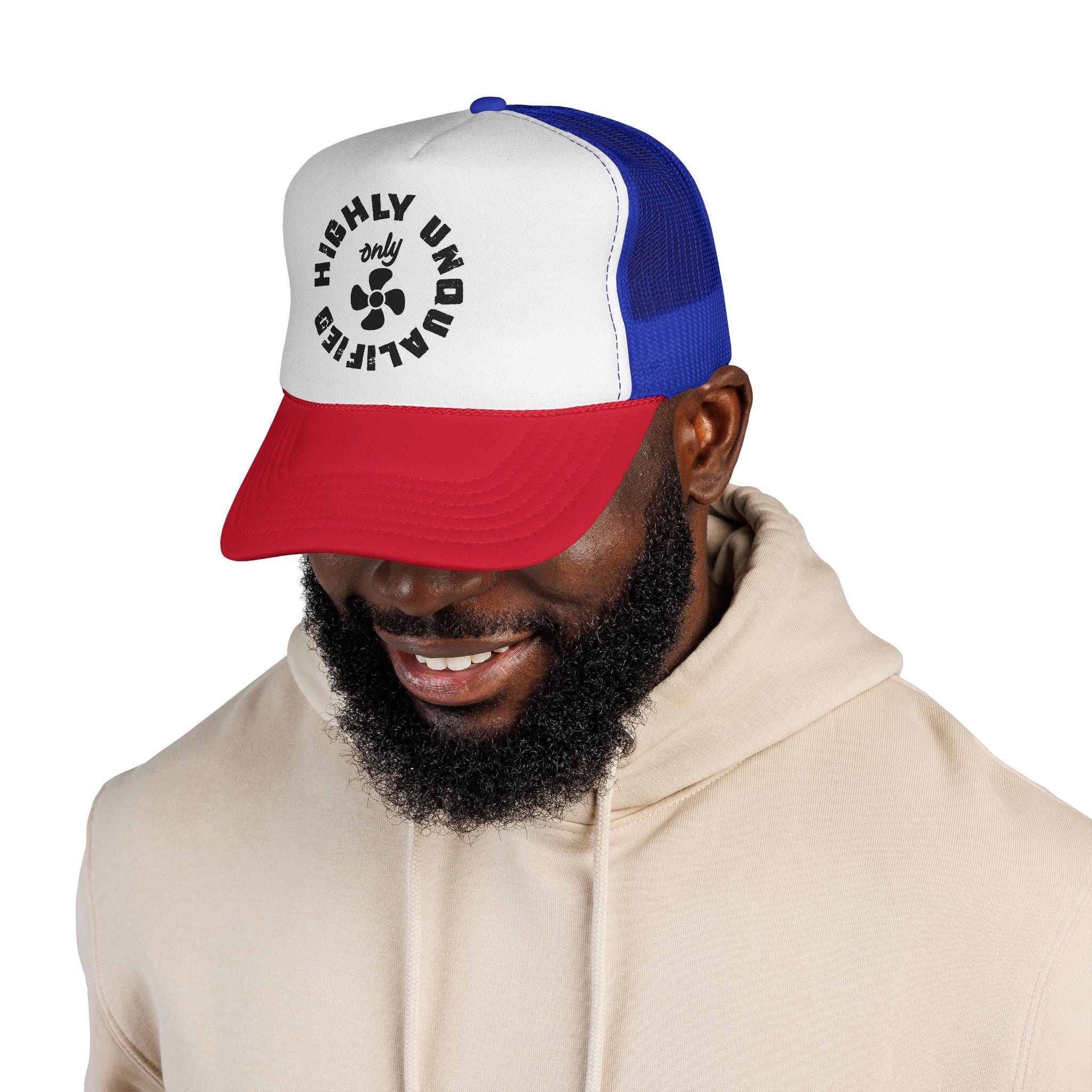 Highly Unqualified Trucker Cap