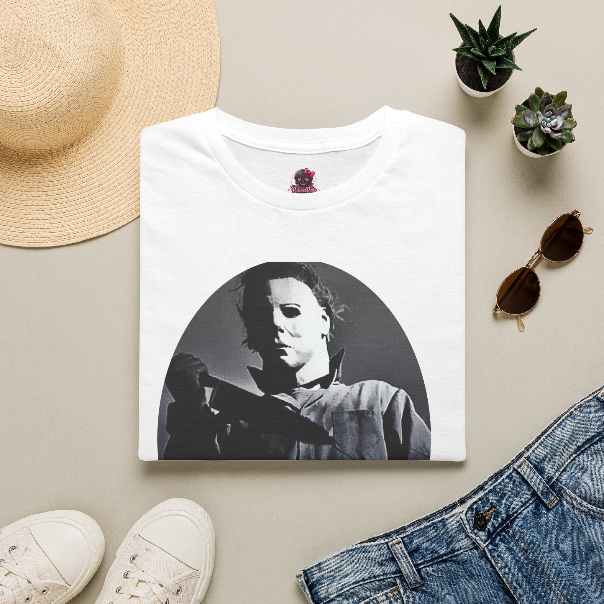 Horror Icon Portrait T‑Shirt