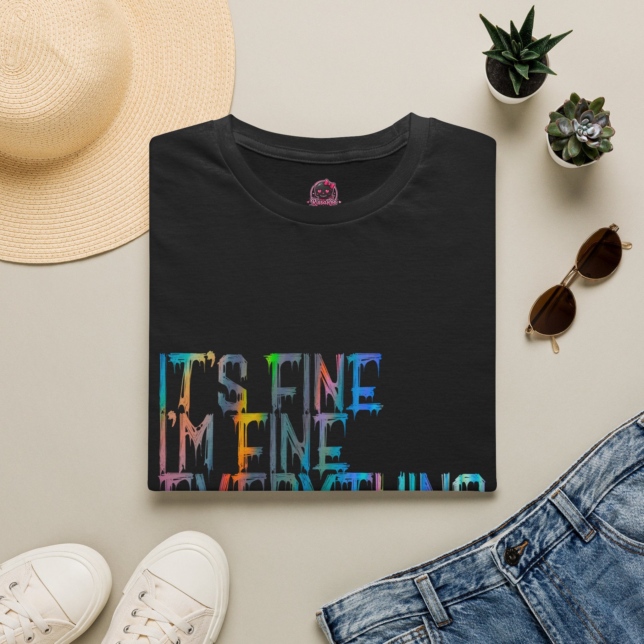I'm Fine, It's Fine - Drip Color T-Shirt