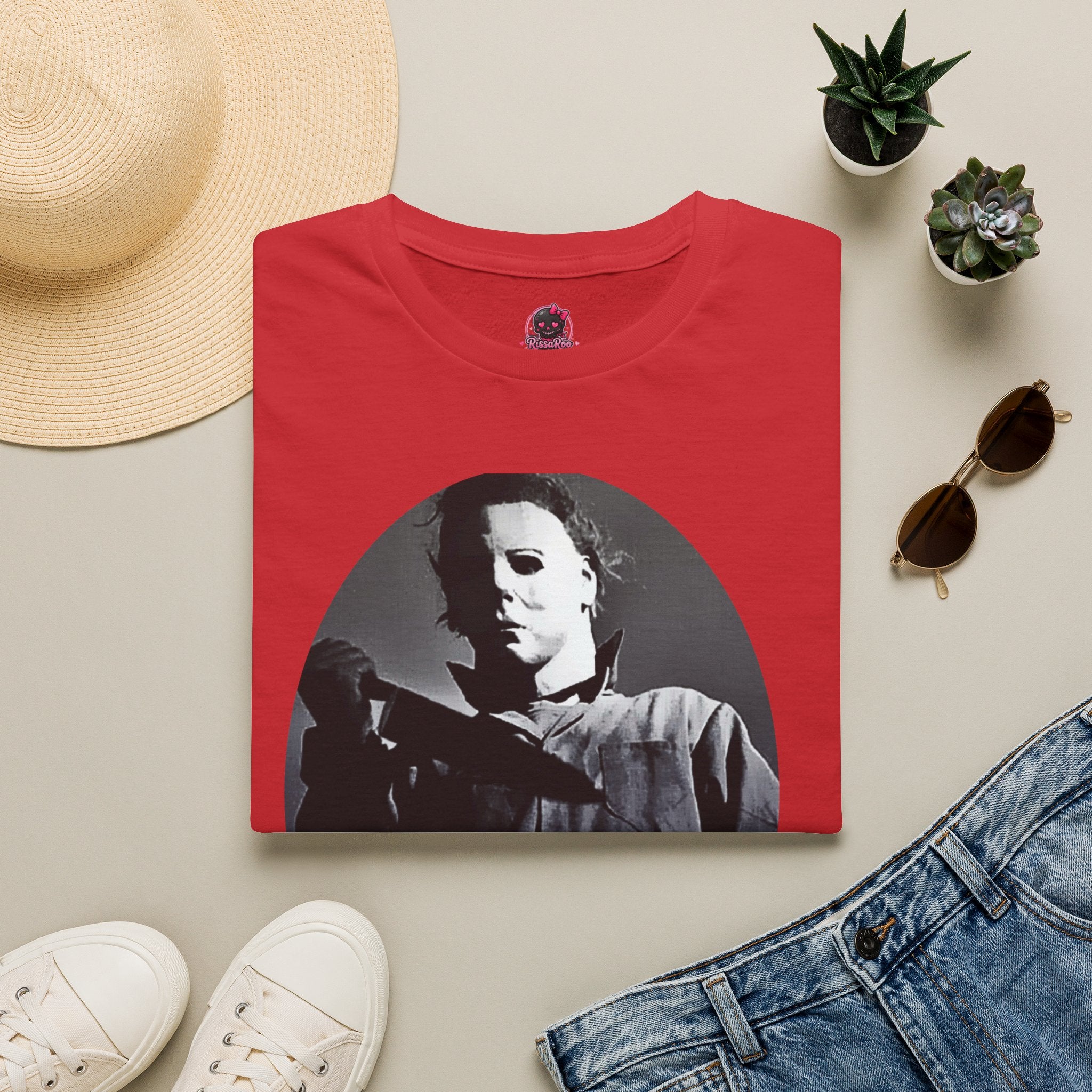 Horror Icon Portrait T‑Shirt