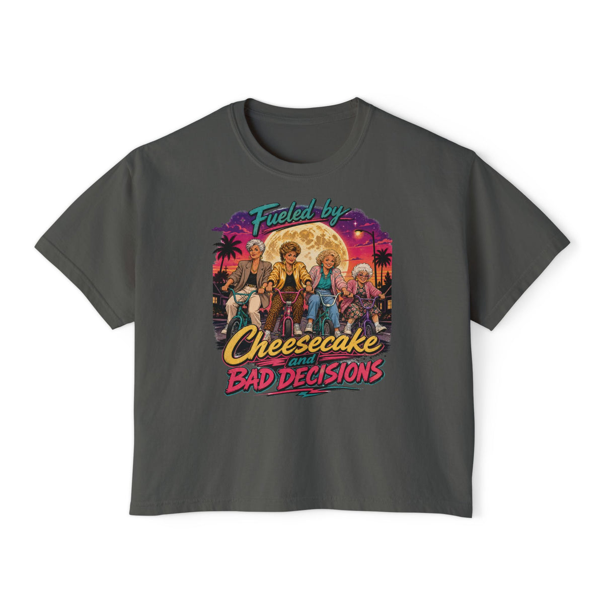 Women's Boxy Tee Cheesecake and Bad Decisions