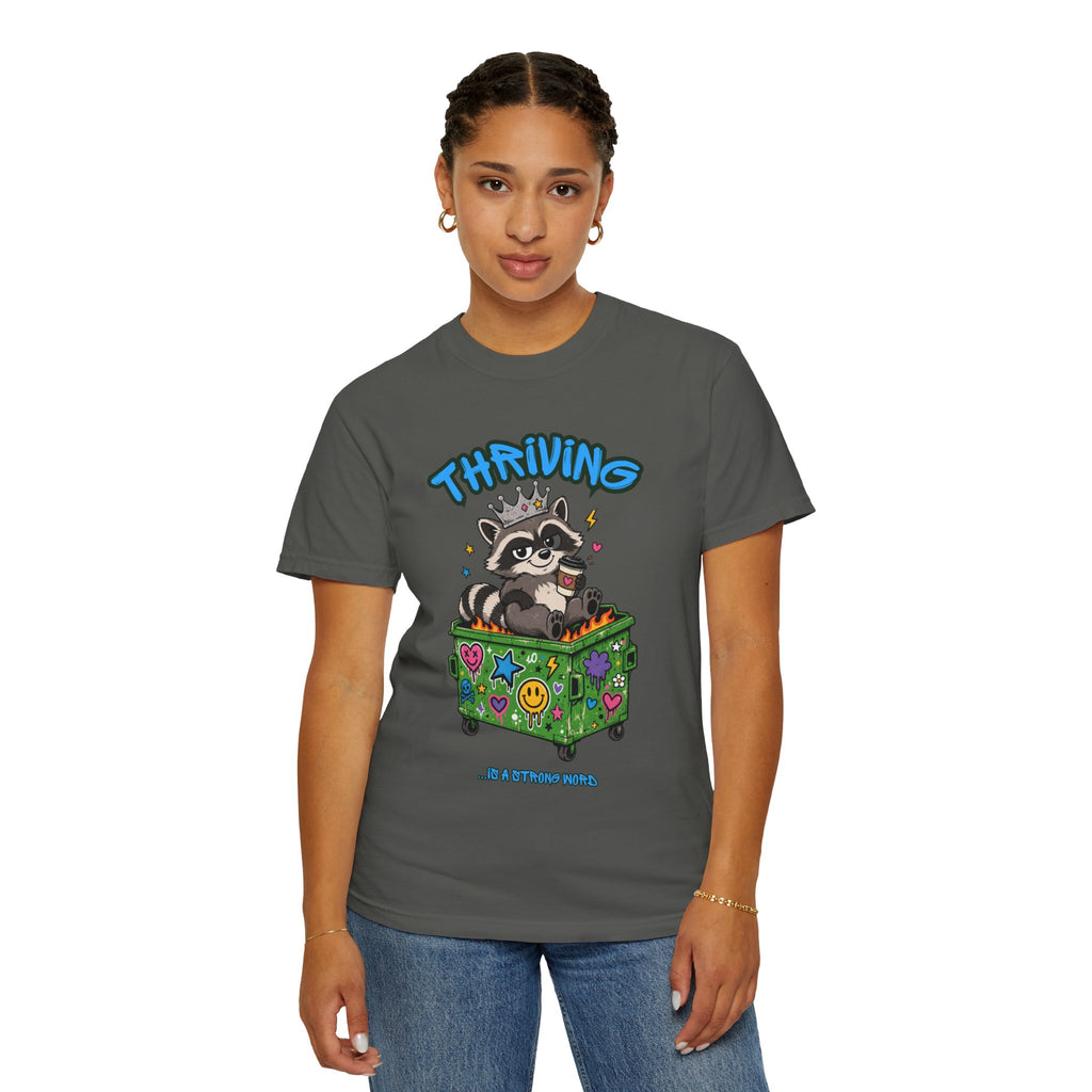 Thriving Raccoon Graphic Tee