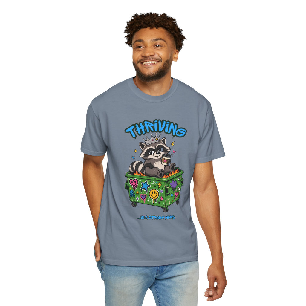 Thriving Raccoon Graphic Tee