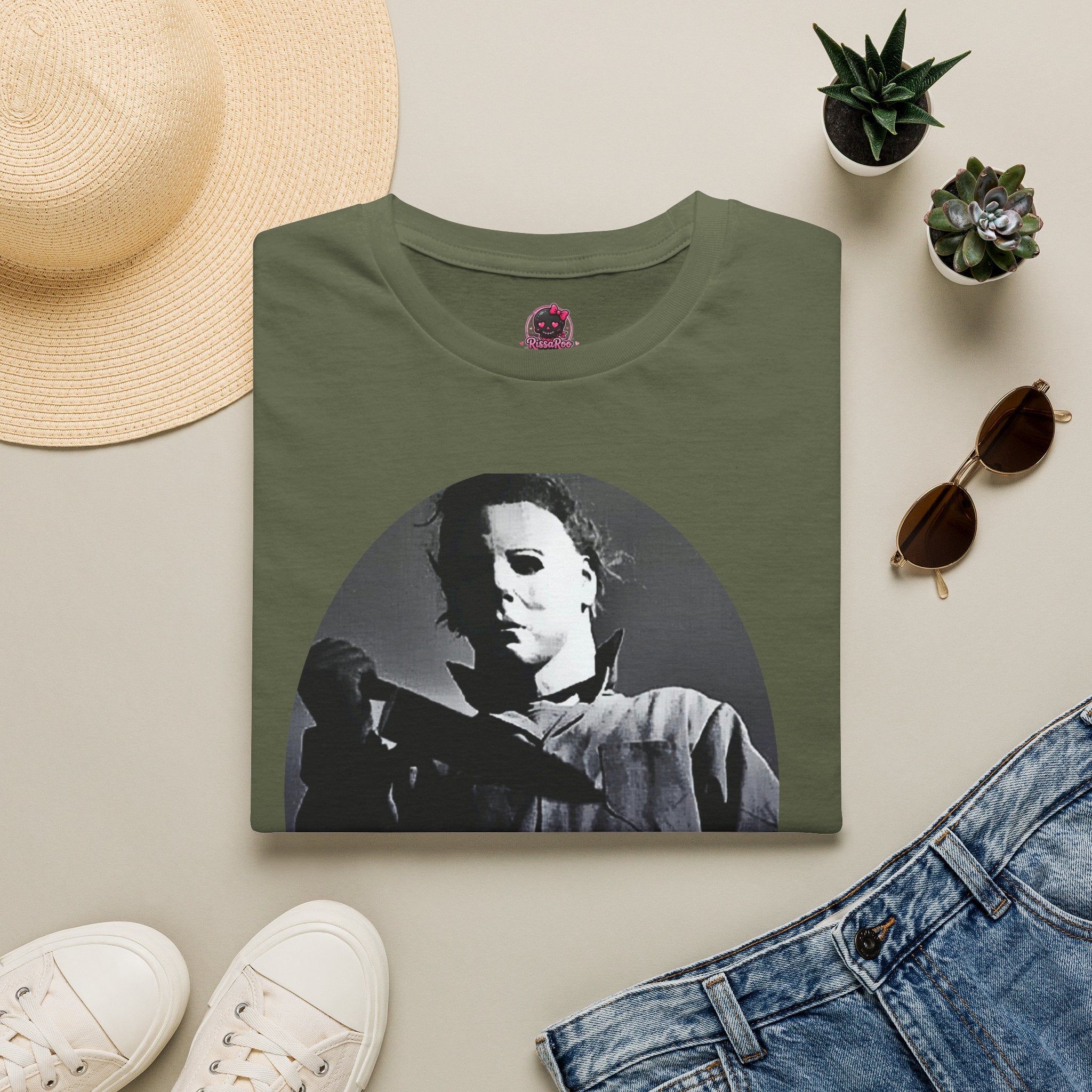 Horror Icon Portrait T‑Shirt