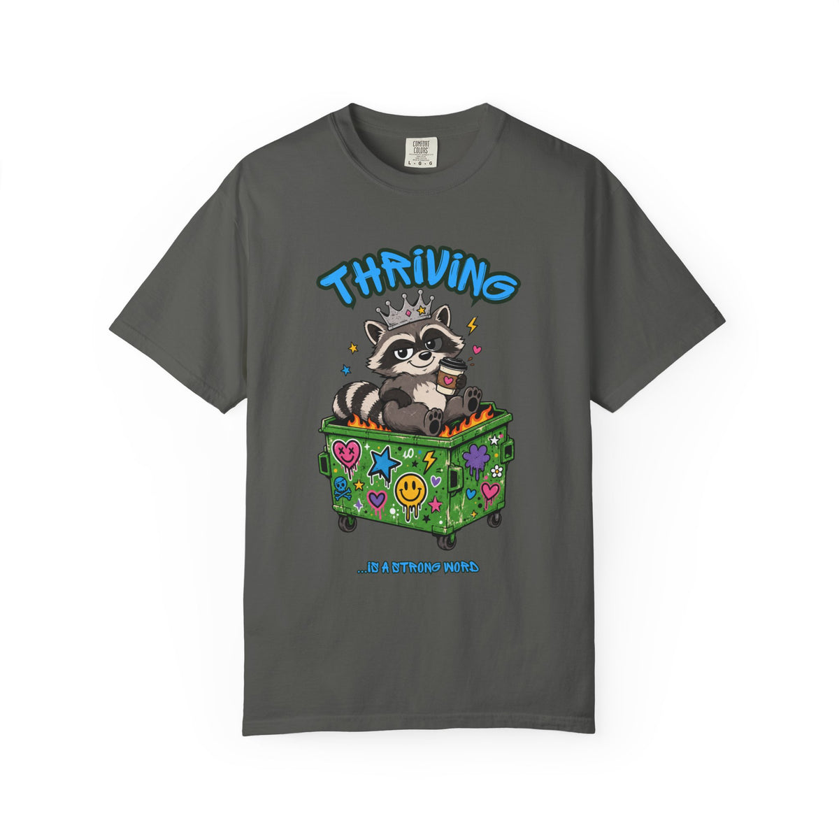 Thriving Raccoon Graphic Tee