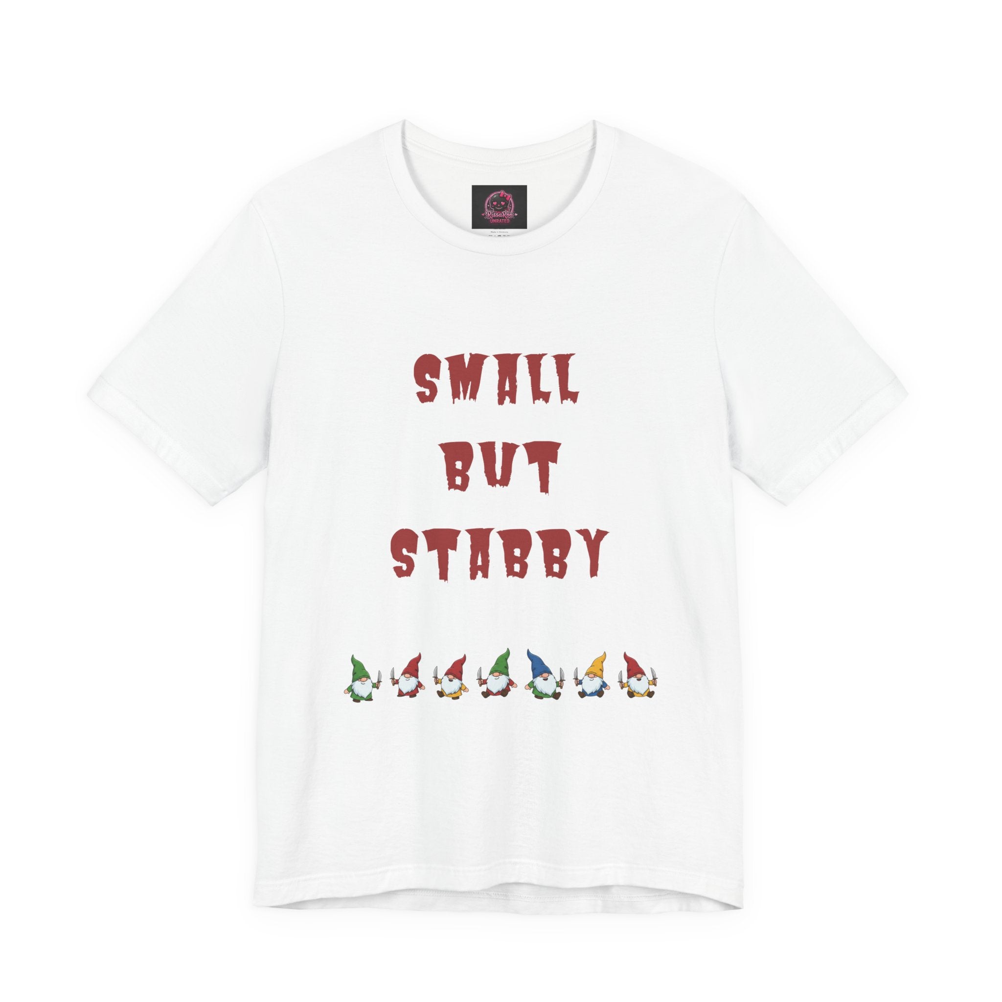Small but Stabby Gnomes - Unisex Jersey Short Sleeve Tee