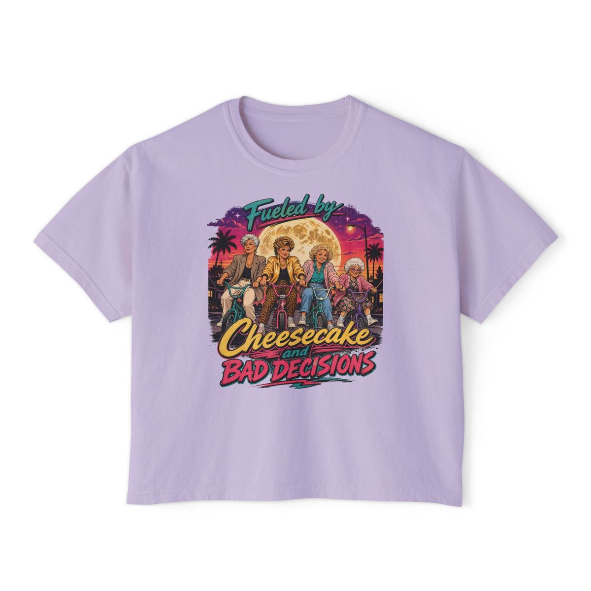 Women's Boxy Tee Cheesecake and Bad Decisions