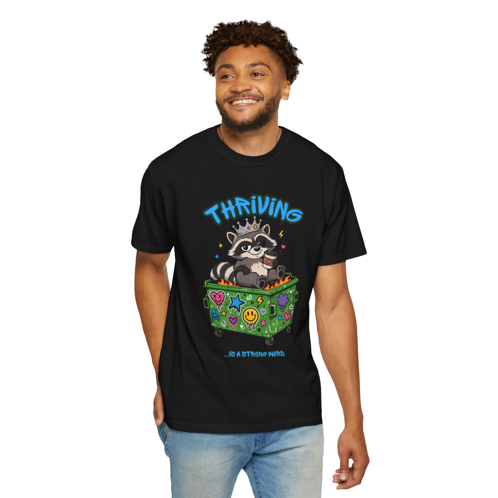 Thriving Raccoon Graphic Tee