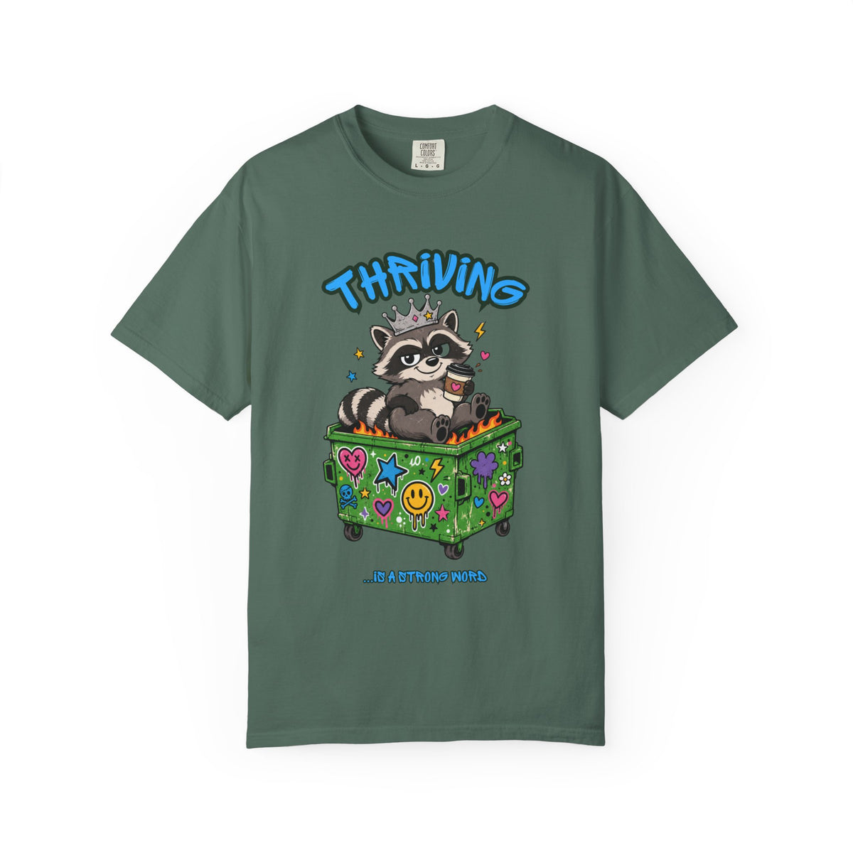 Thriving Raccoon Graphic Tee