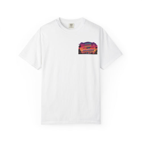"Fueled By Cheesecake and Bad Decisions" 80s Style Graphic Unisex T-shirt