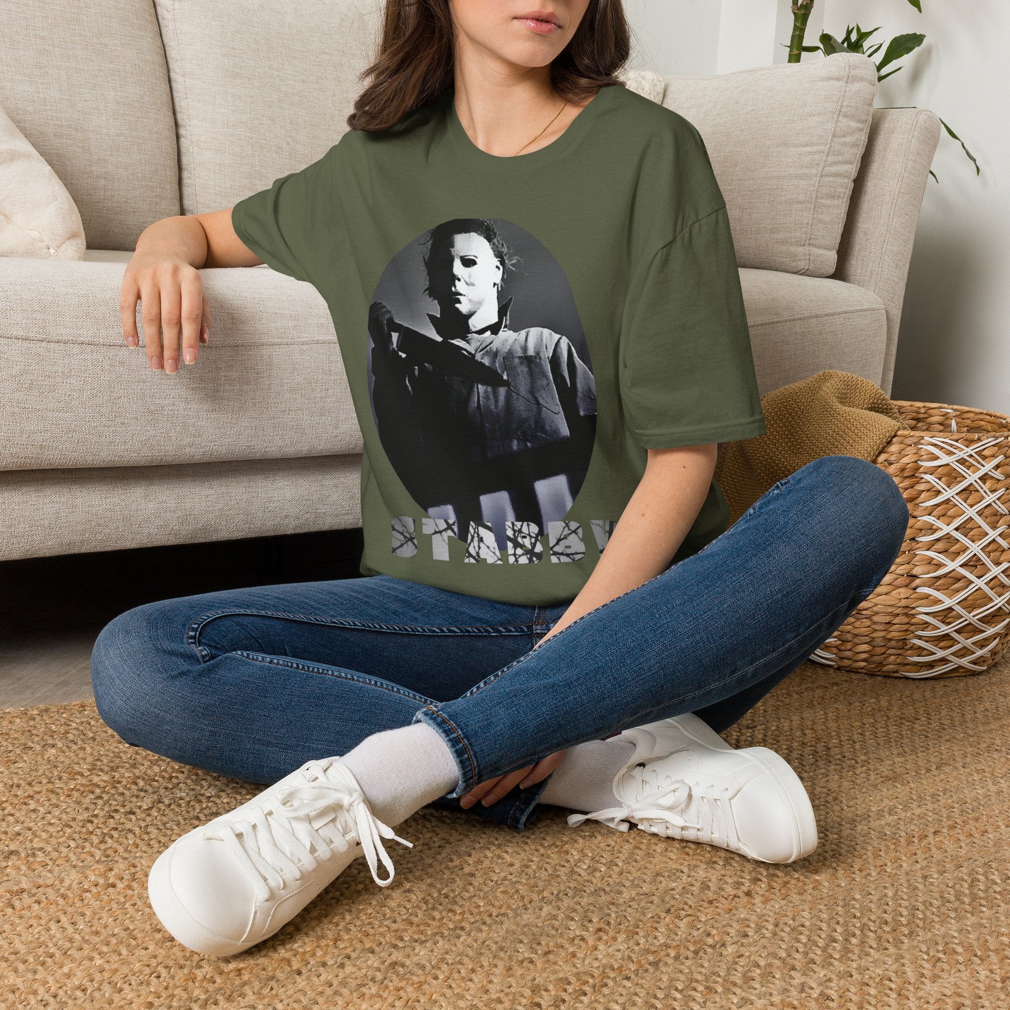 Horror Icon Portrait T‑Shirt