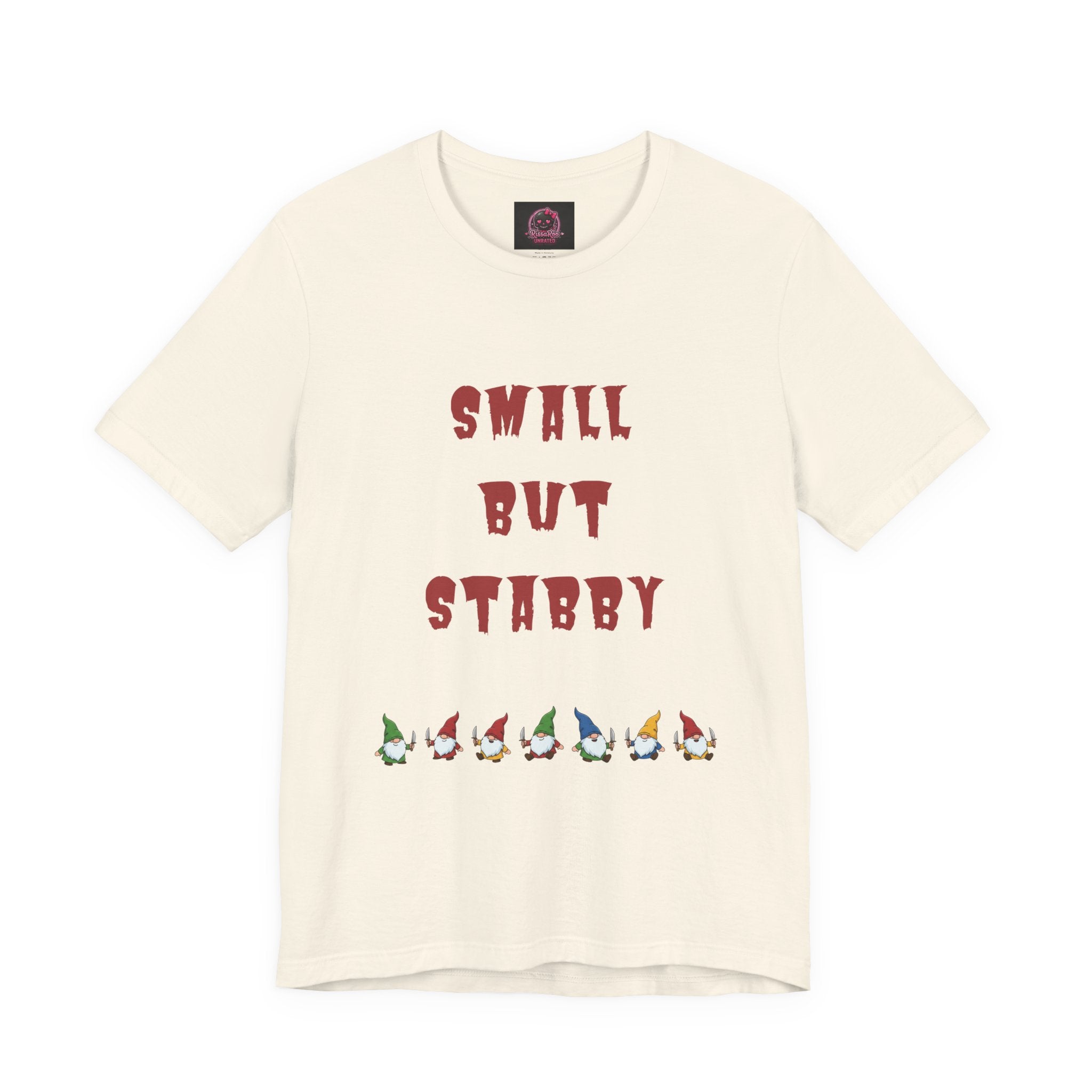 Small but Stabby Gnomes - Unisex Jersey Short Sleeve Tee