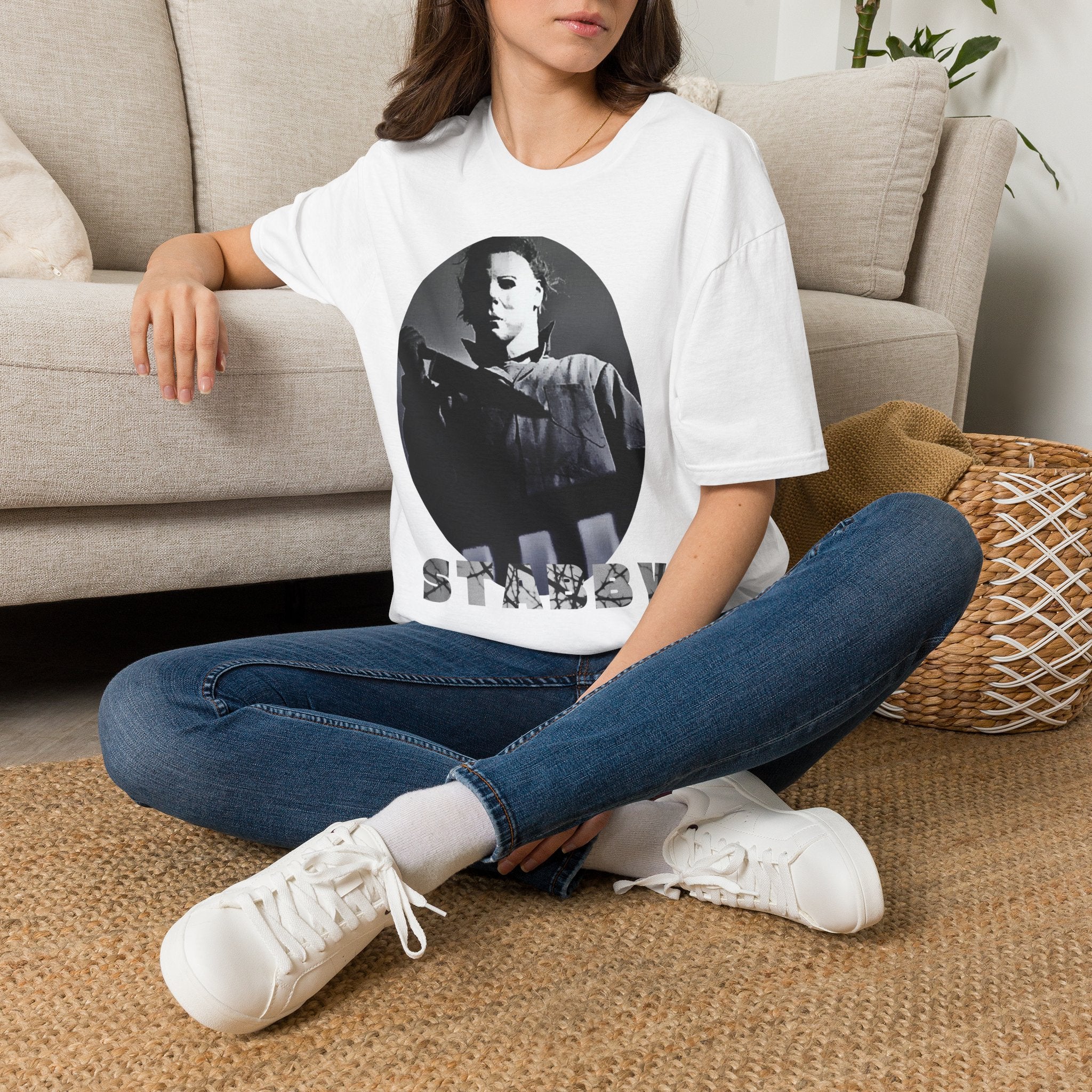 Horror Icon Portrait T‑Shirt