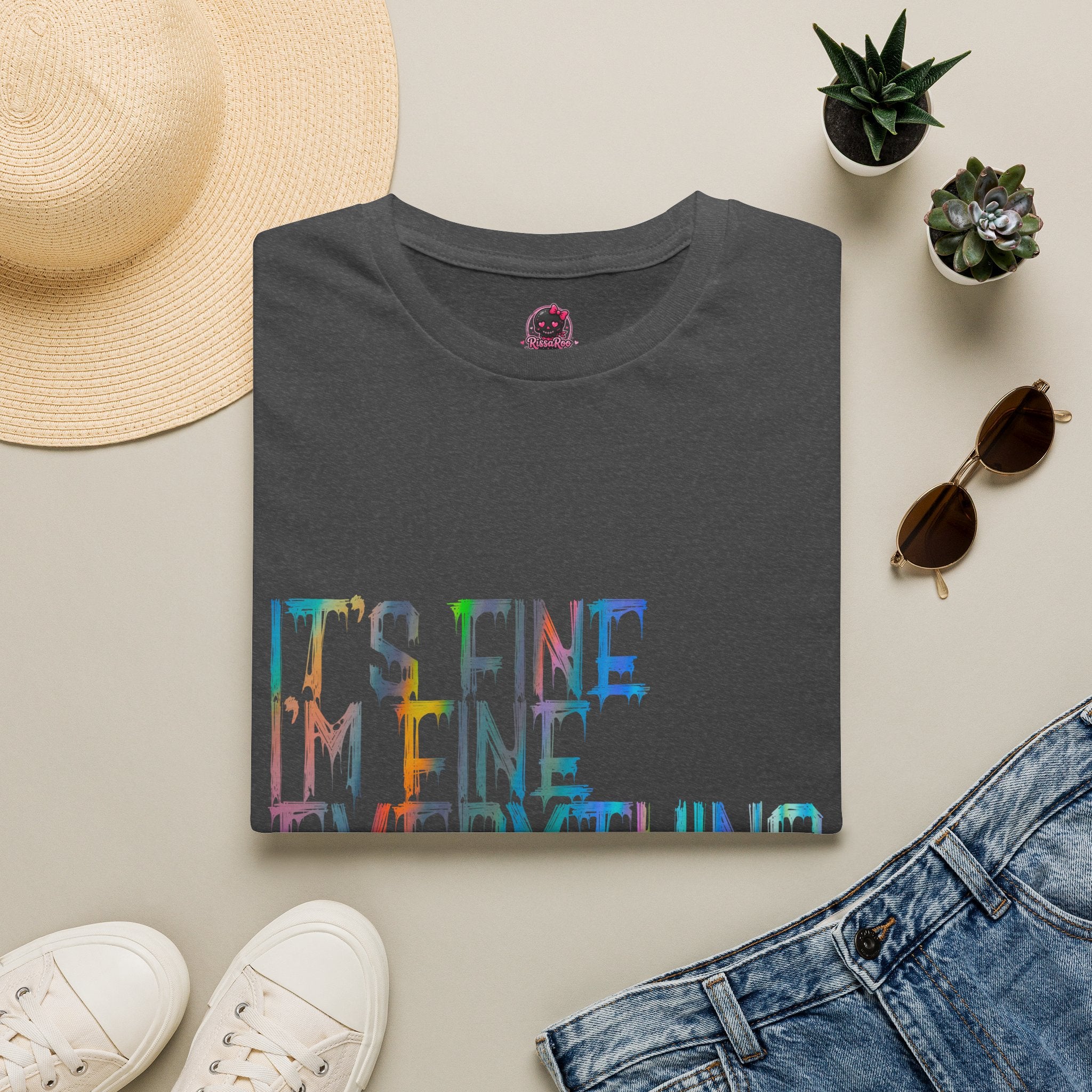 I'm Fine, It's Fine - Drip Color T-Shirt
