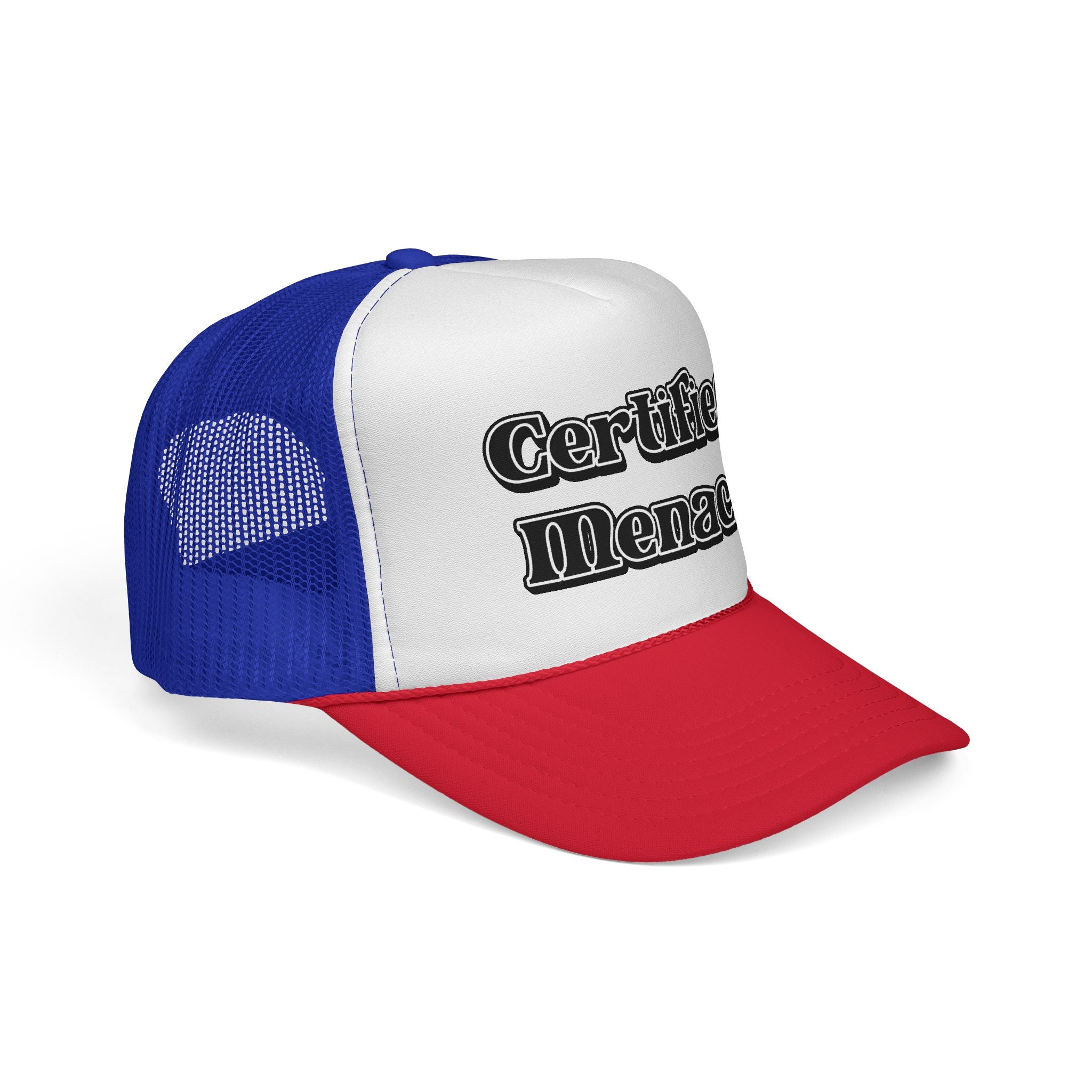 Certified Menace Trucker Cap - Black and White