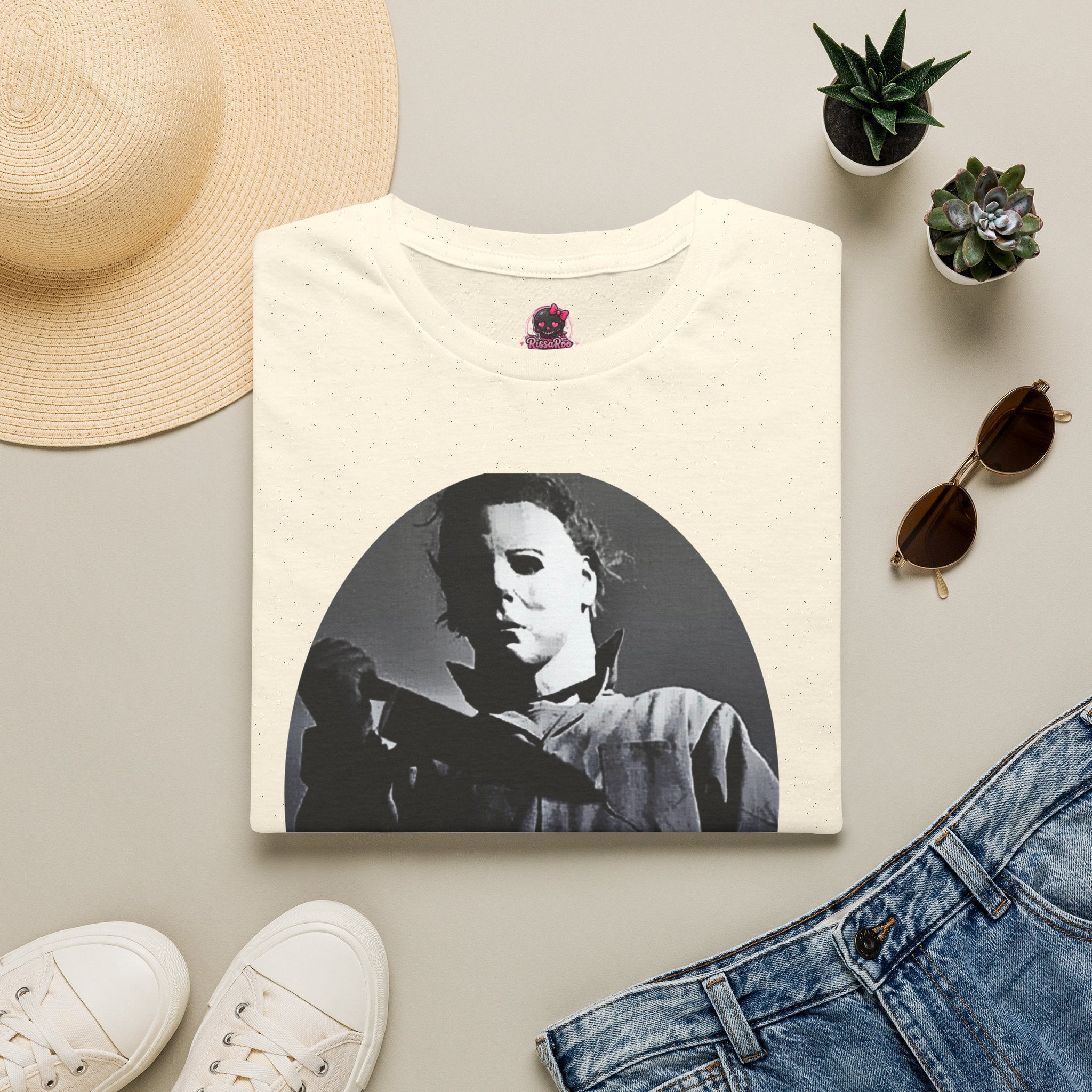 Horror Icon Portrait T‑Shirt