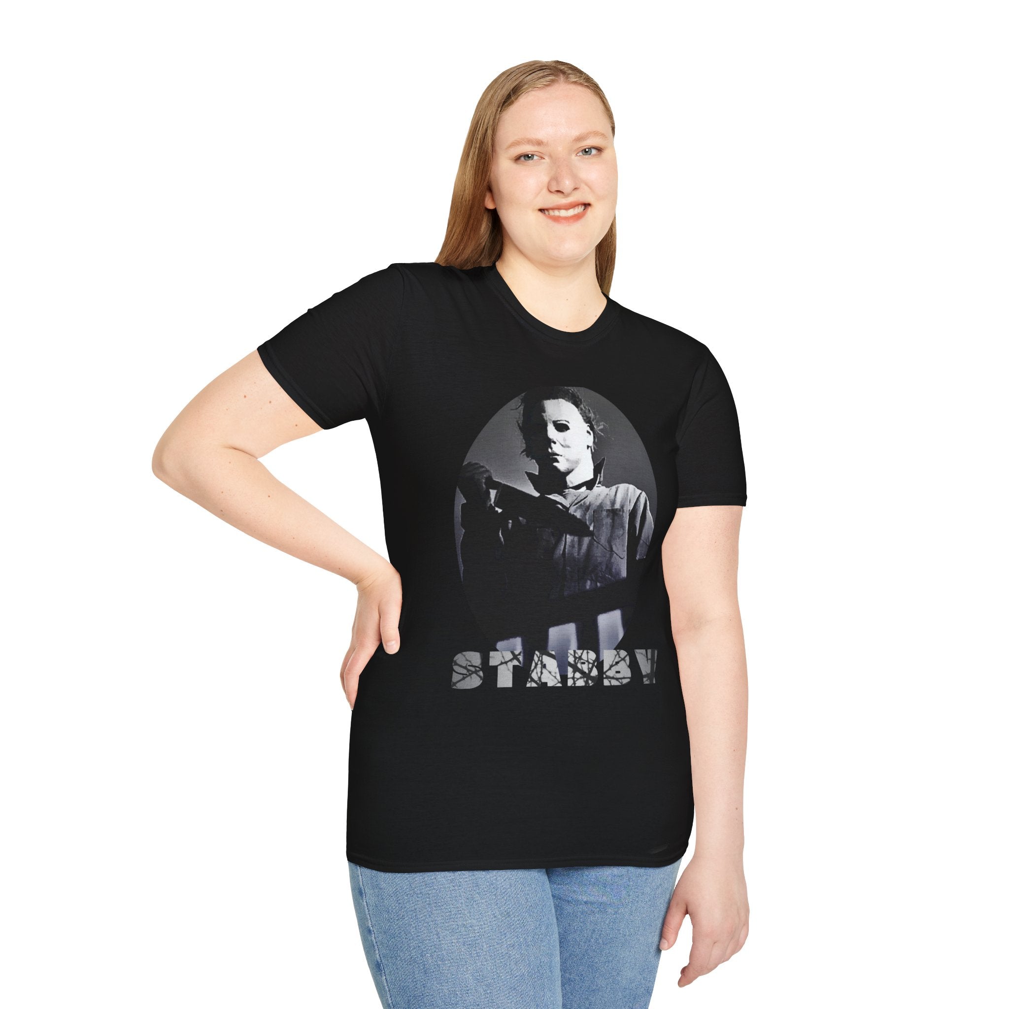 Horror Icon Portrait T‑Shirt