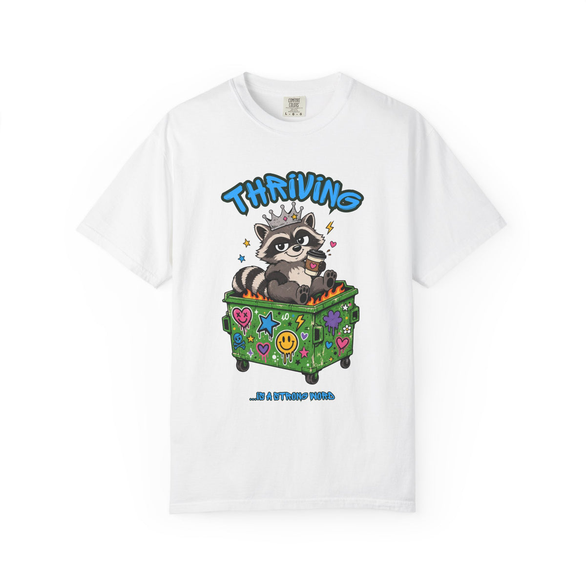 Thriving Raccoon Graphic Tee