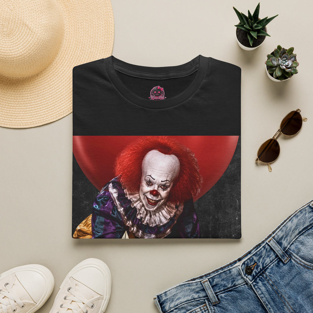 Horror Clown Graphic T-Shirt — DERRY Scary Movie Tee