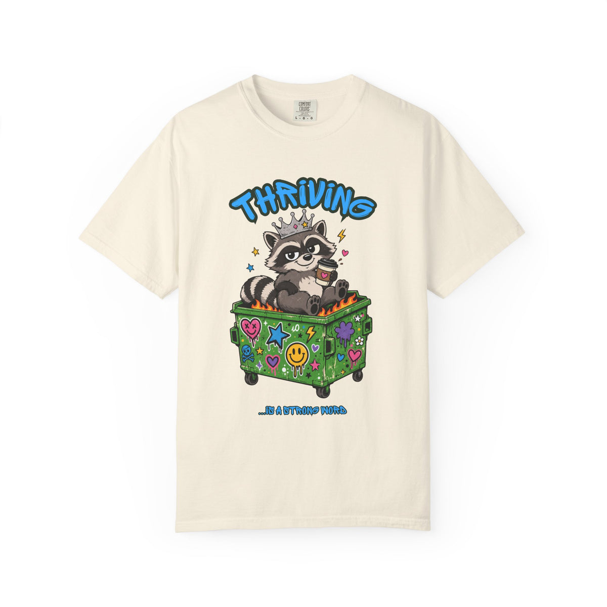 Thriving Raccoon Graphic Tee