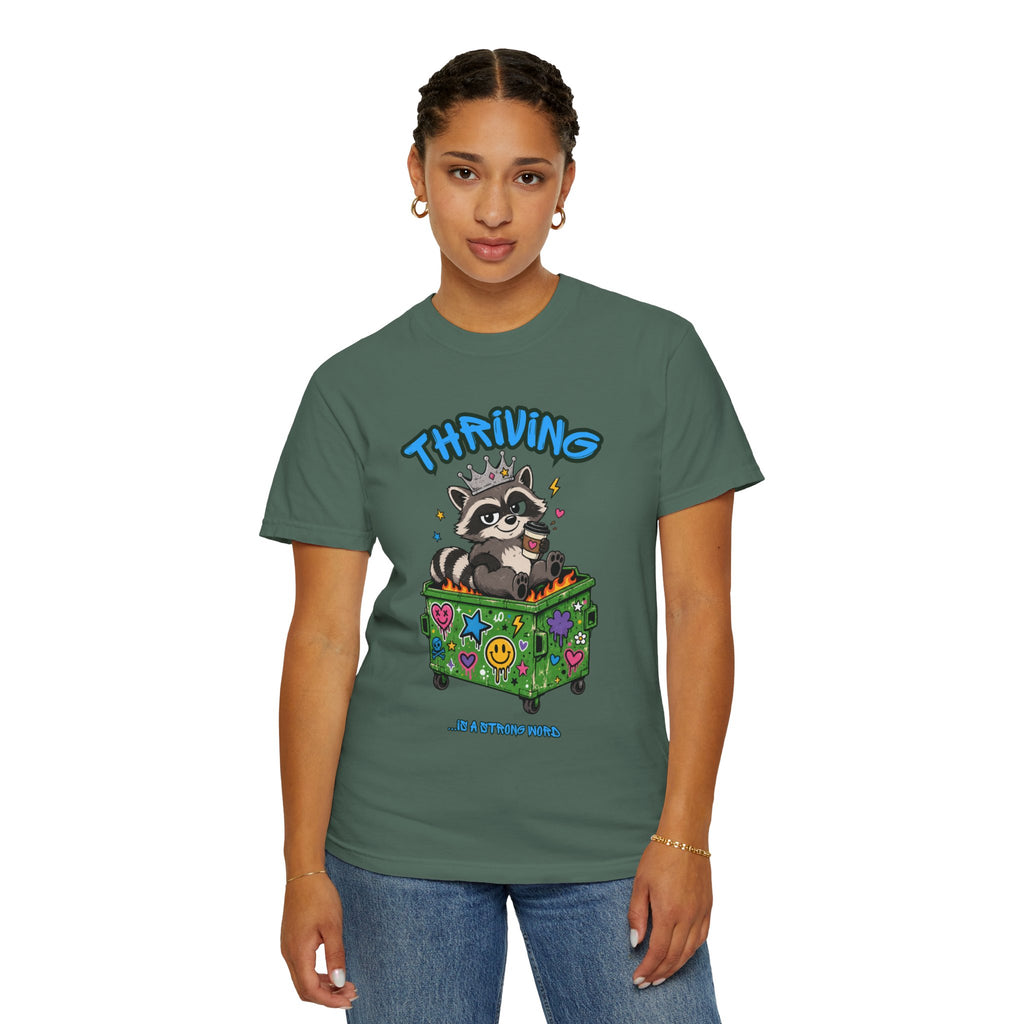 Thriving Raccoon Graphic Tee