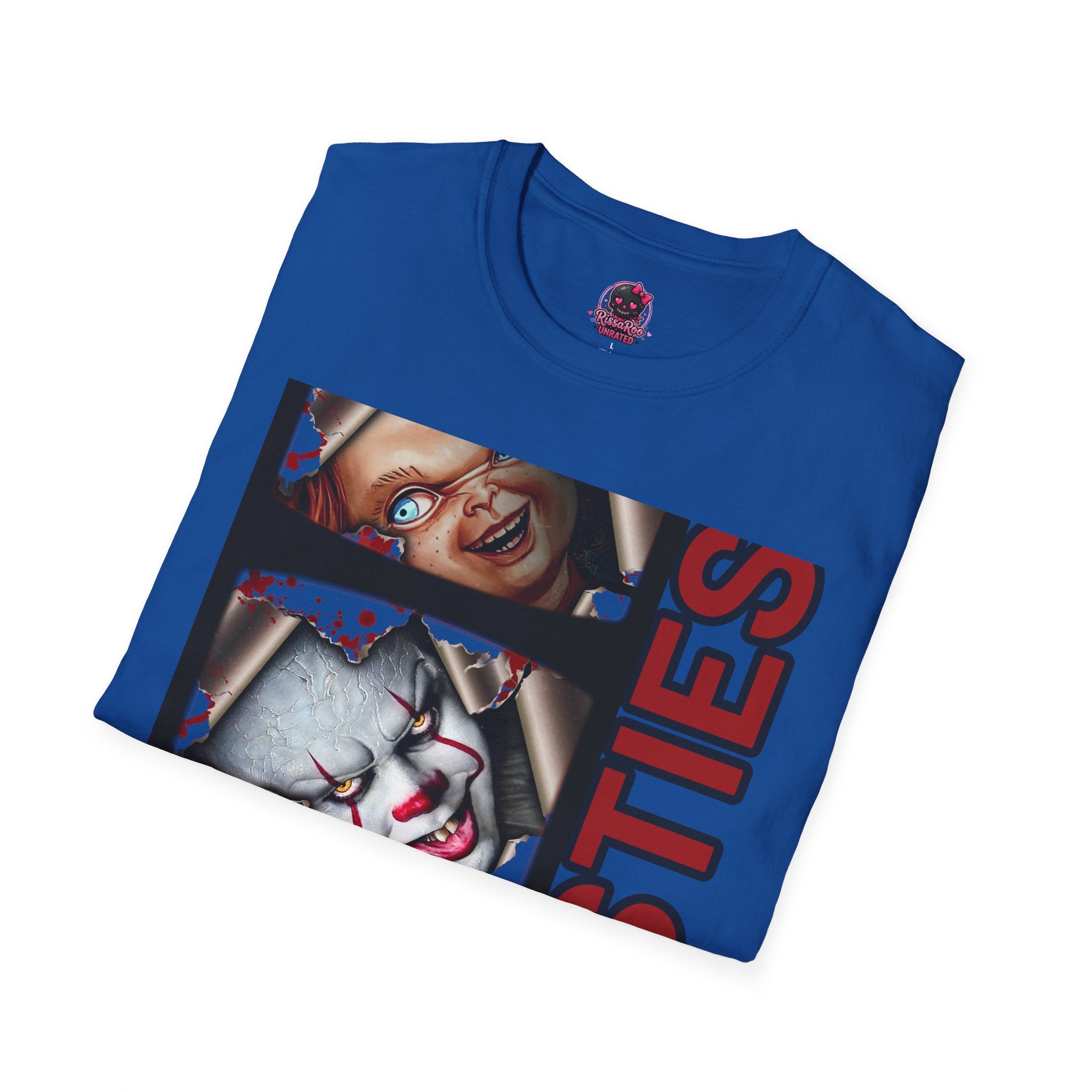 Horror Besties T‑Shirt — Creepy Faces Graphic Tee
