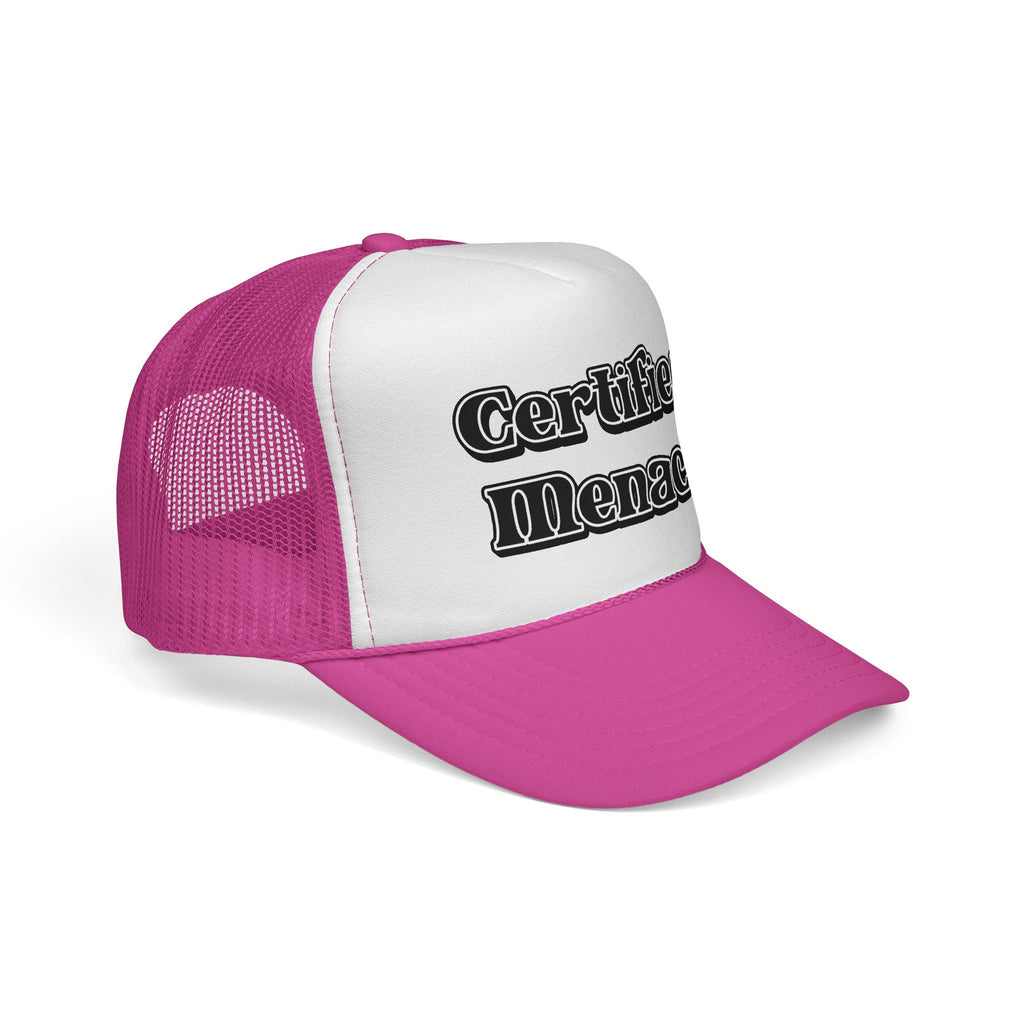 Certified Menace Trucker Cap - Black and White
