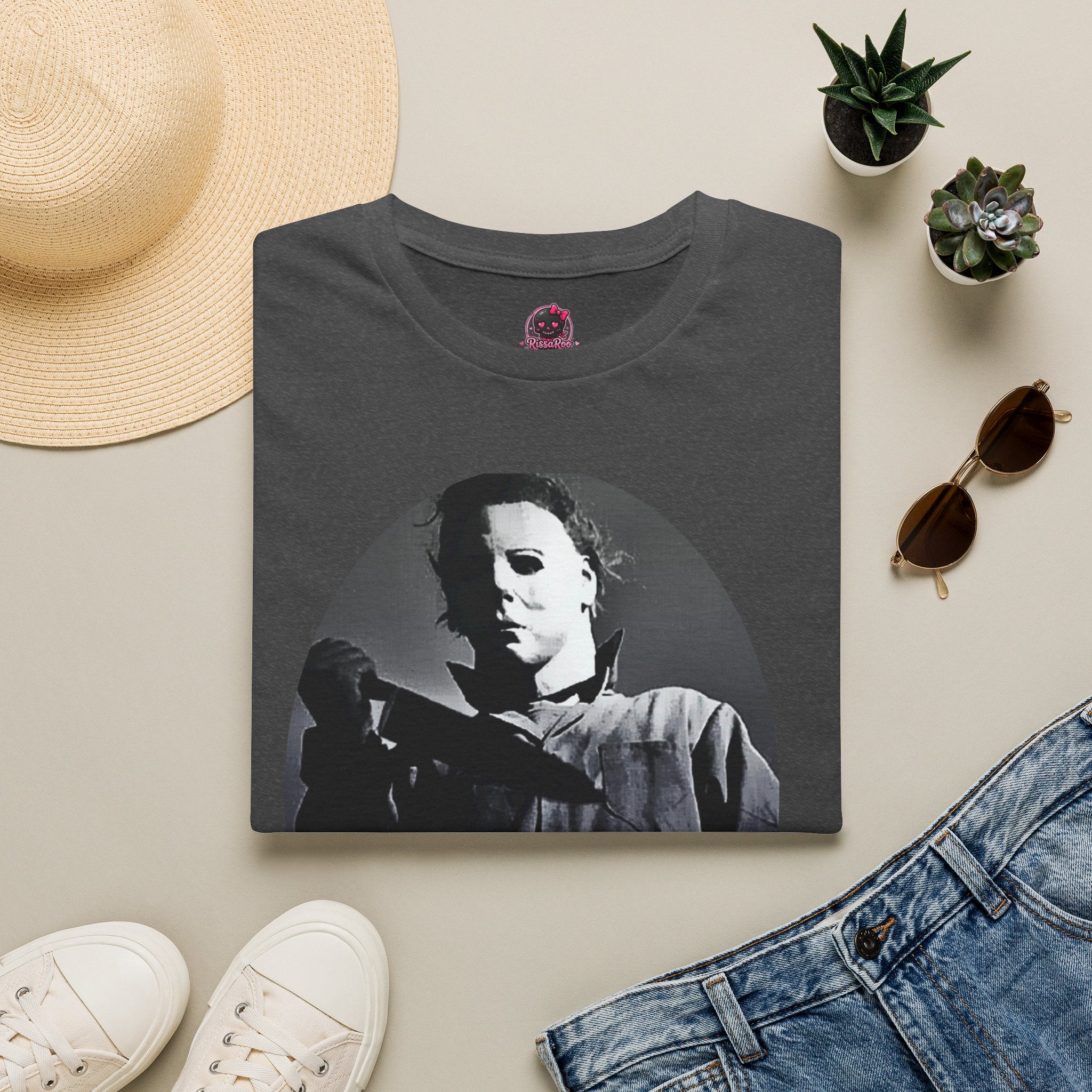 Horror Icon Portrait T‑Shirt