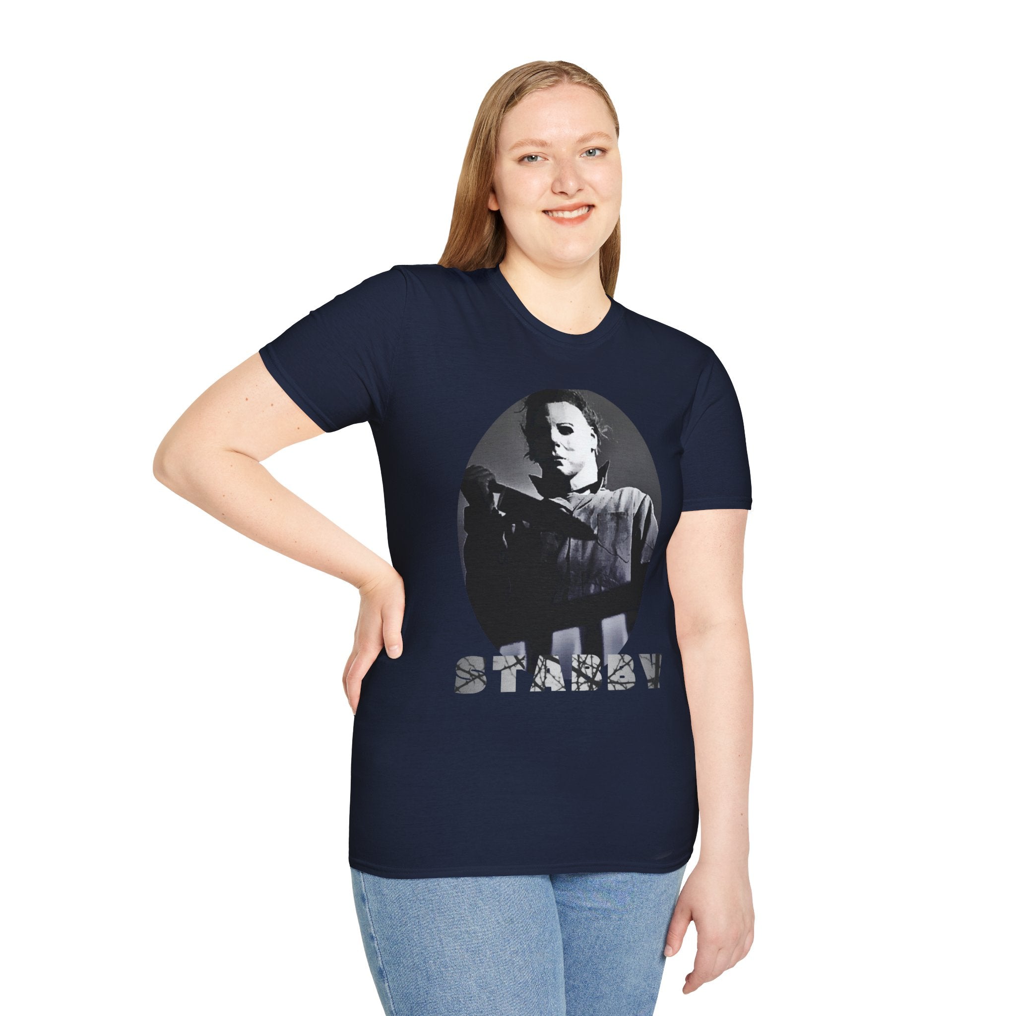 Horror Icon Portrait T‑Shirt