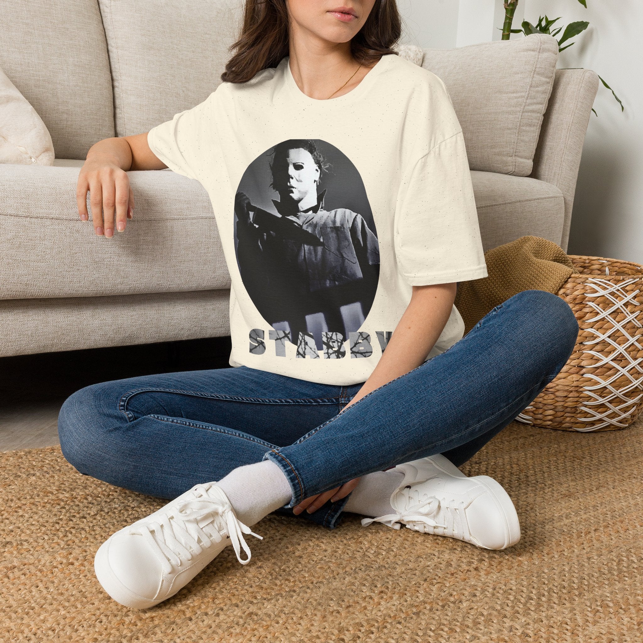 Horror Icon Portrait T‑Shirt