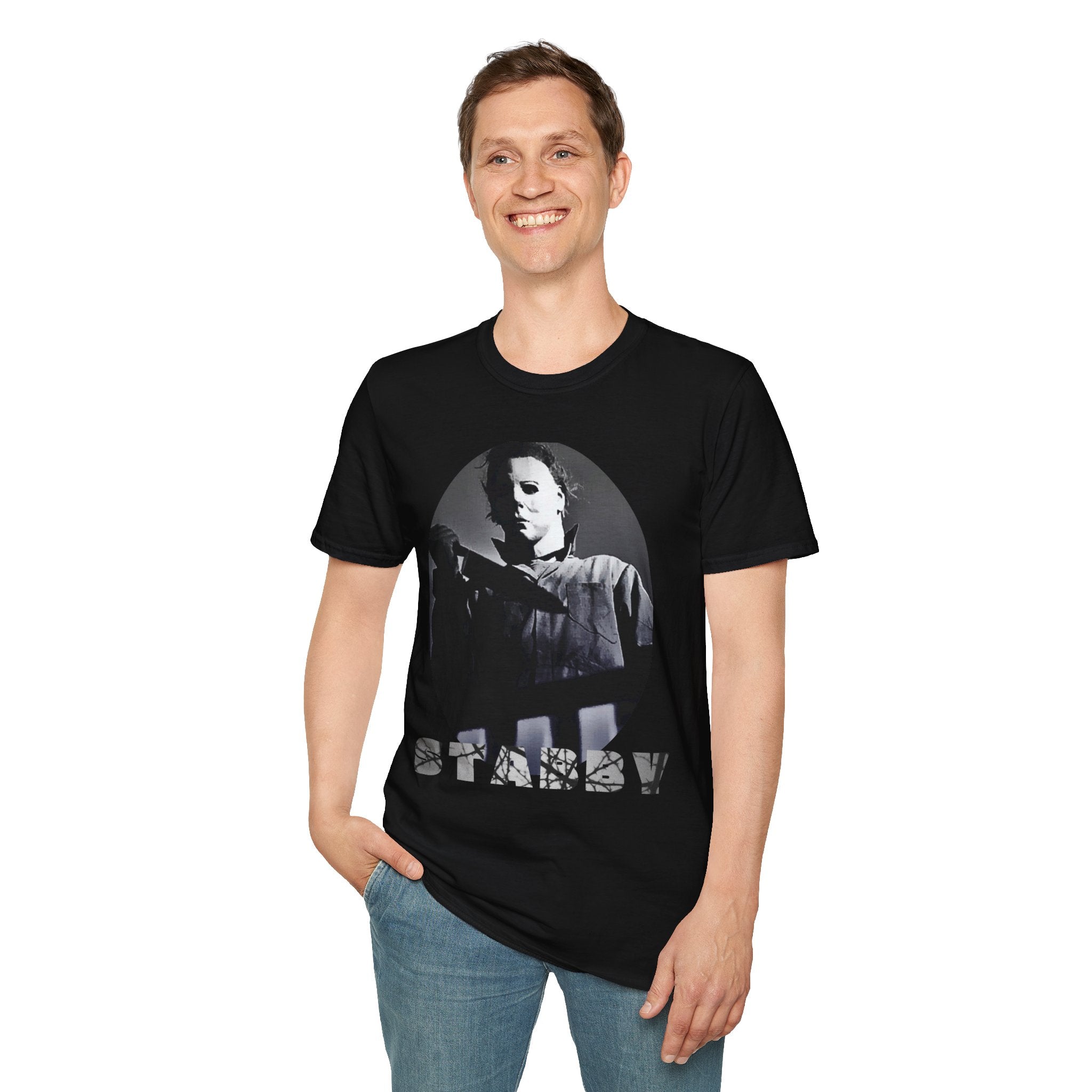 Horror Icon Portrait T‑Shirt