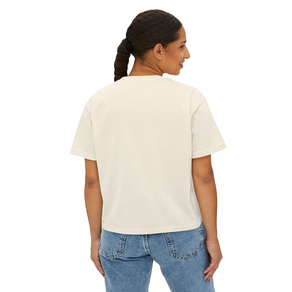 I Am Delight Unicorn Boxy Tee — Cute Rainbow Graphic Women’s Shirt