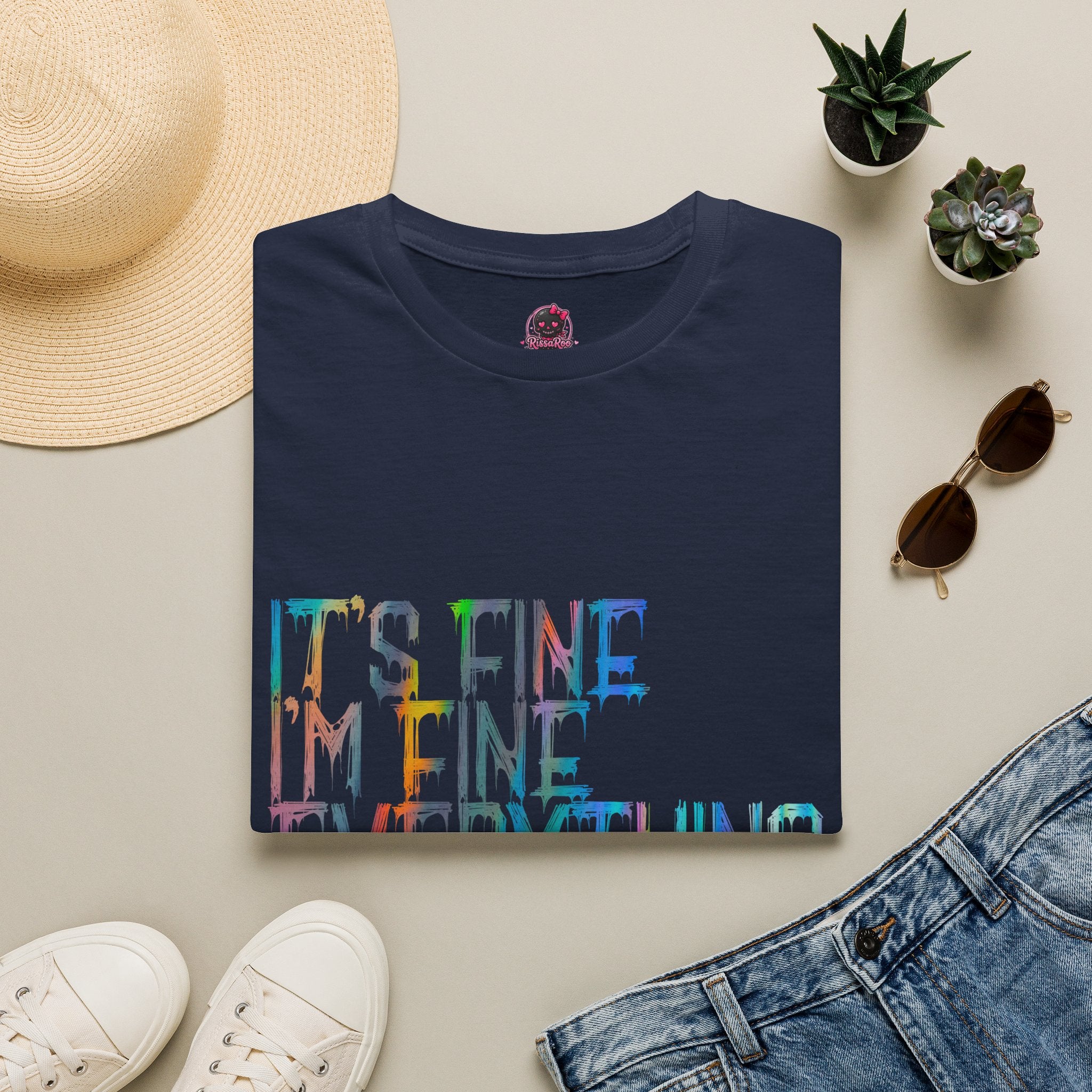 I'm Fine, It's Fine - Drip Color T-Shirt