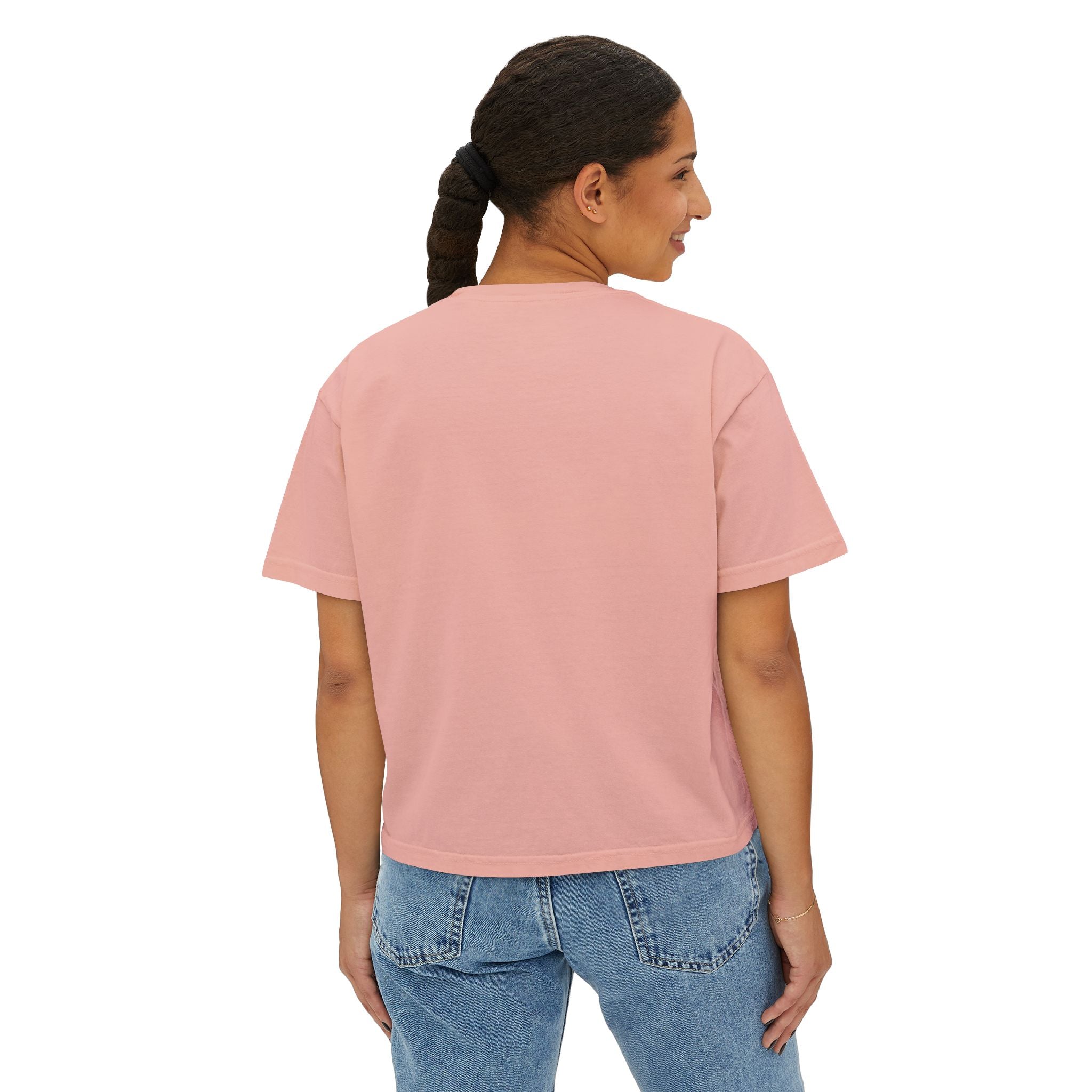 I Am Delight Unicorn Boxy Tee — Cute Rainbow Graphic Women’s Shirt