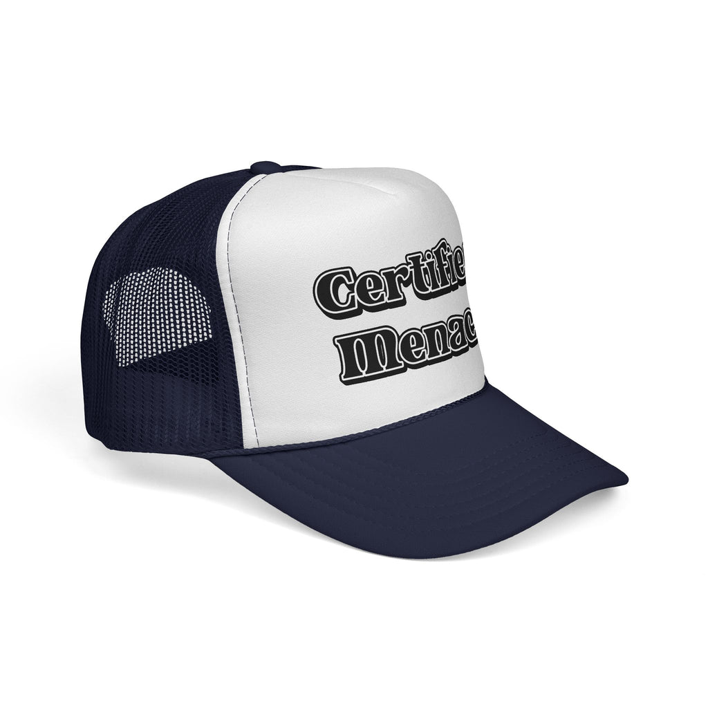 Certified Menace Trucker Cap - Black and White