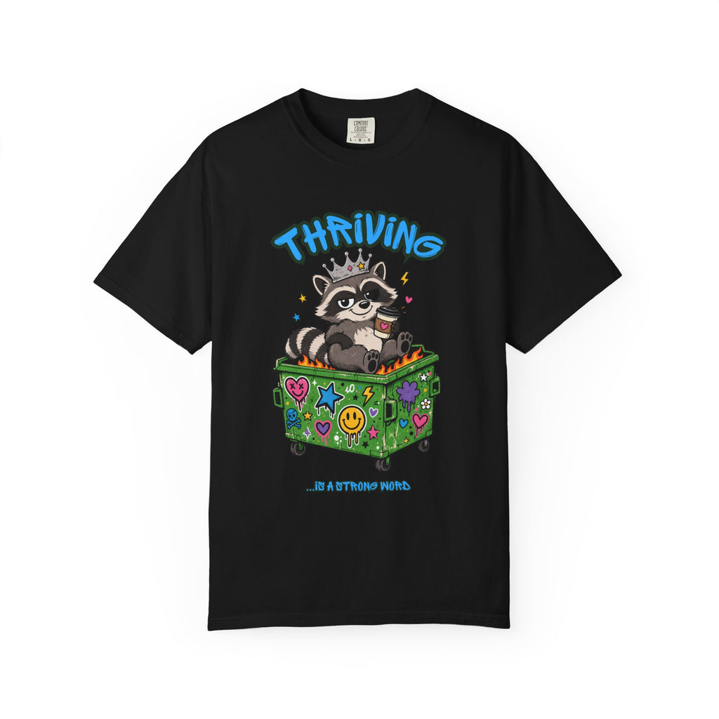 Thriving Raccoon Graphic Tee