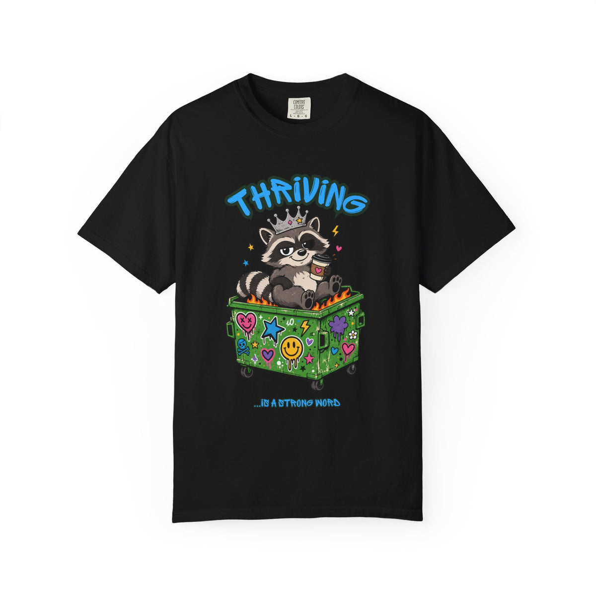 Thriving Raccoon Graphic Tee