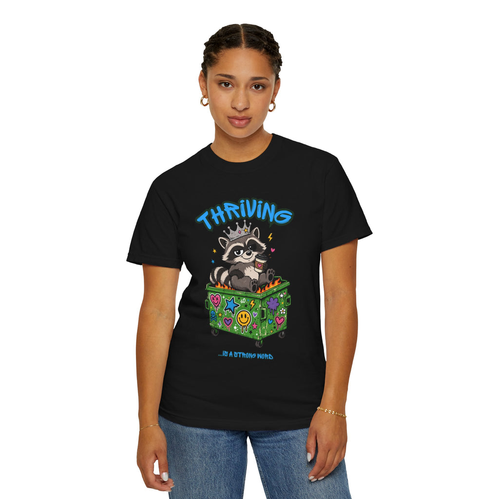 Thriving Raccoon Graphic Tee
