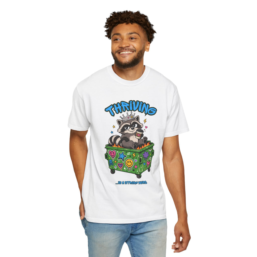 Thriving Raccoon Graphic Tee