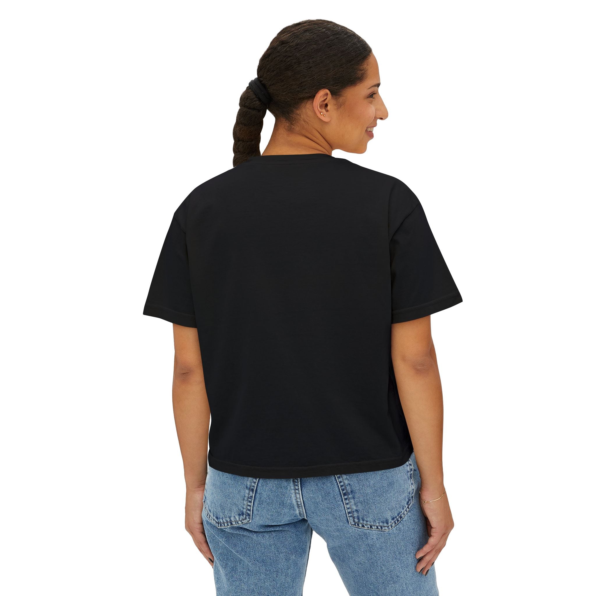 I Am Delight Unicorn Boxy Tee — Cute Rainbow Graphic Women’s Shirt