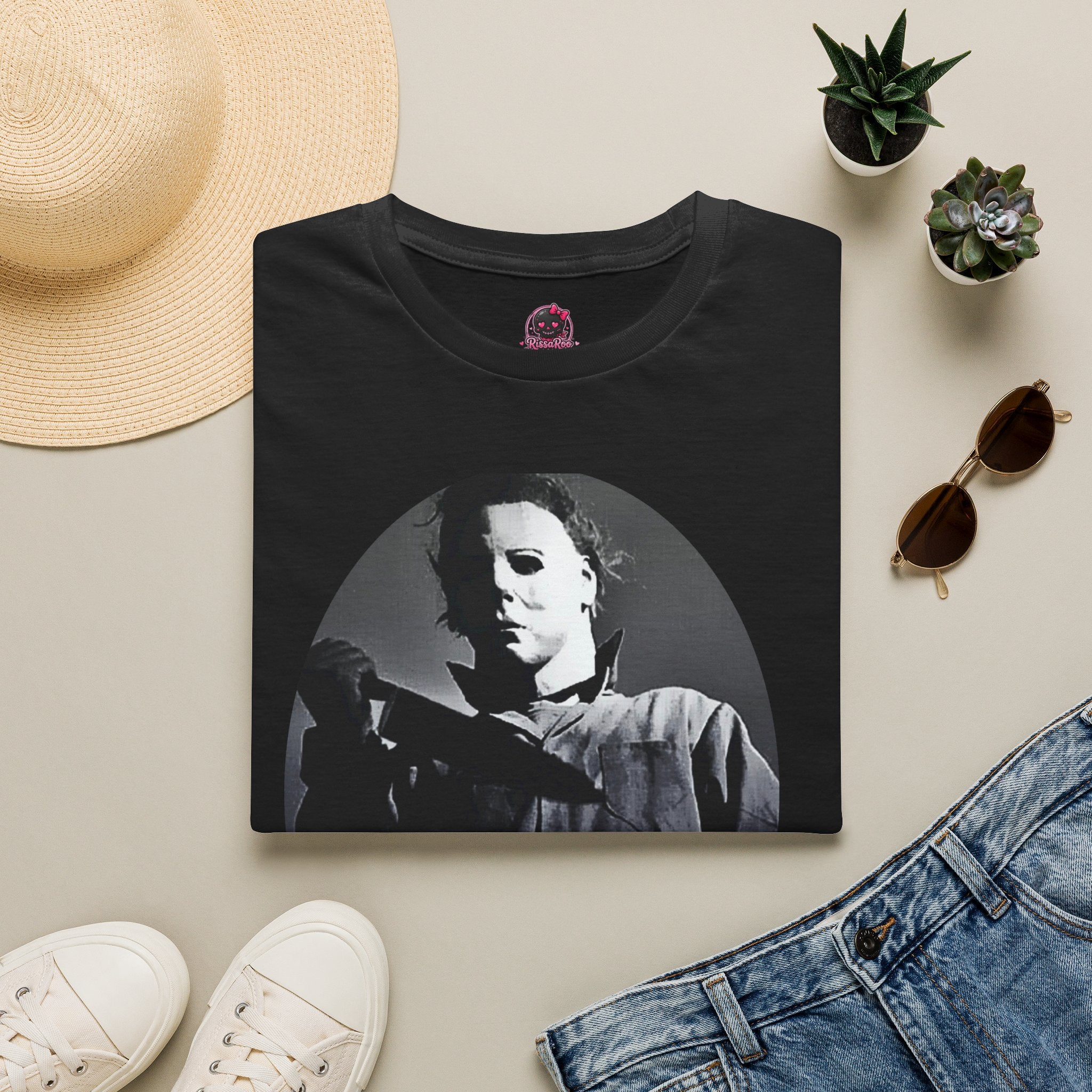Horror Icon Portrait T‑Shirt