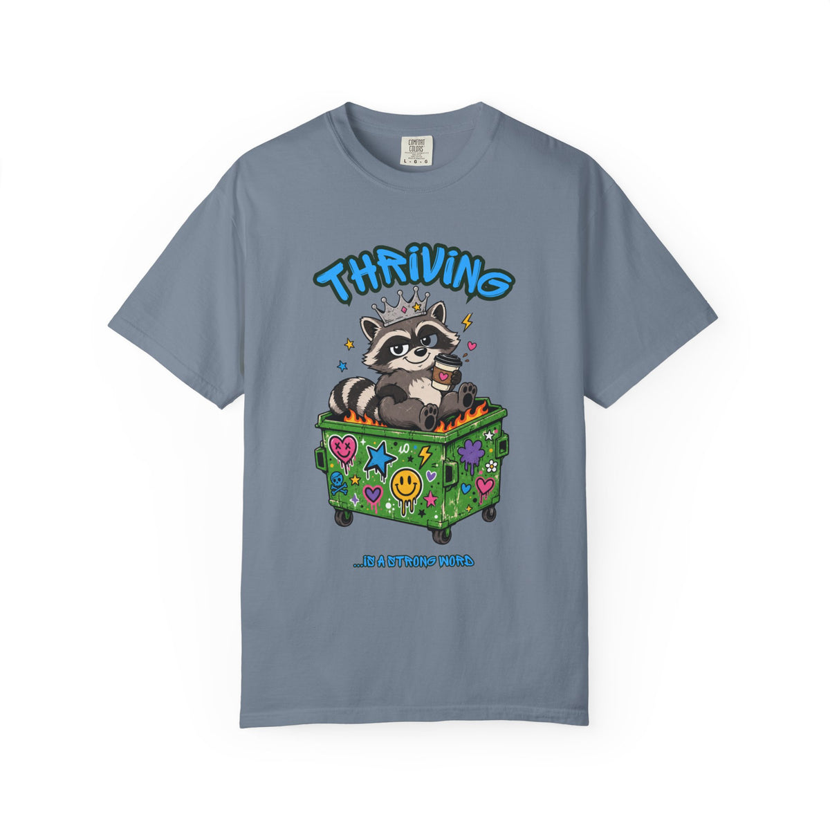 Thriving Raccoon Graphic Tee